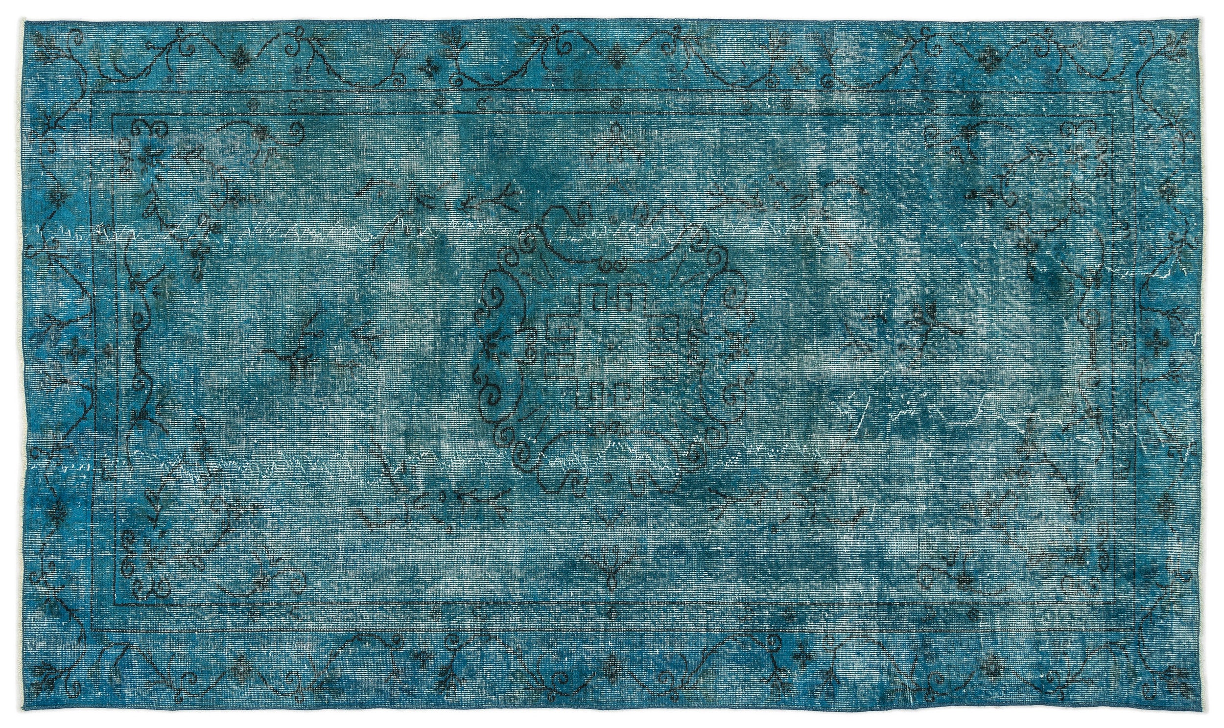 Femoan - Vintage Distressed Rug - 5'2 X 8'8
