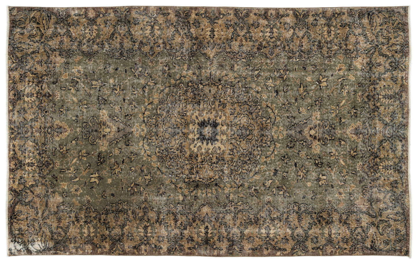 Daluon - Vintage Medallion Rug - 5'6 X 8'10