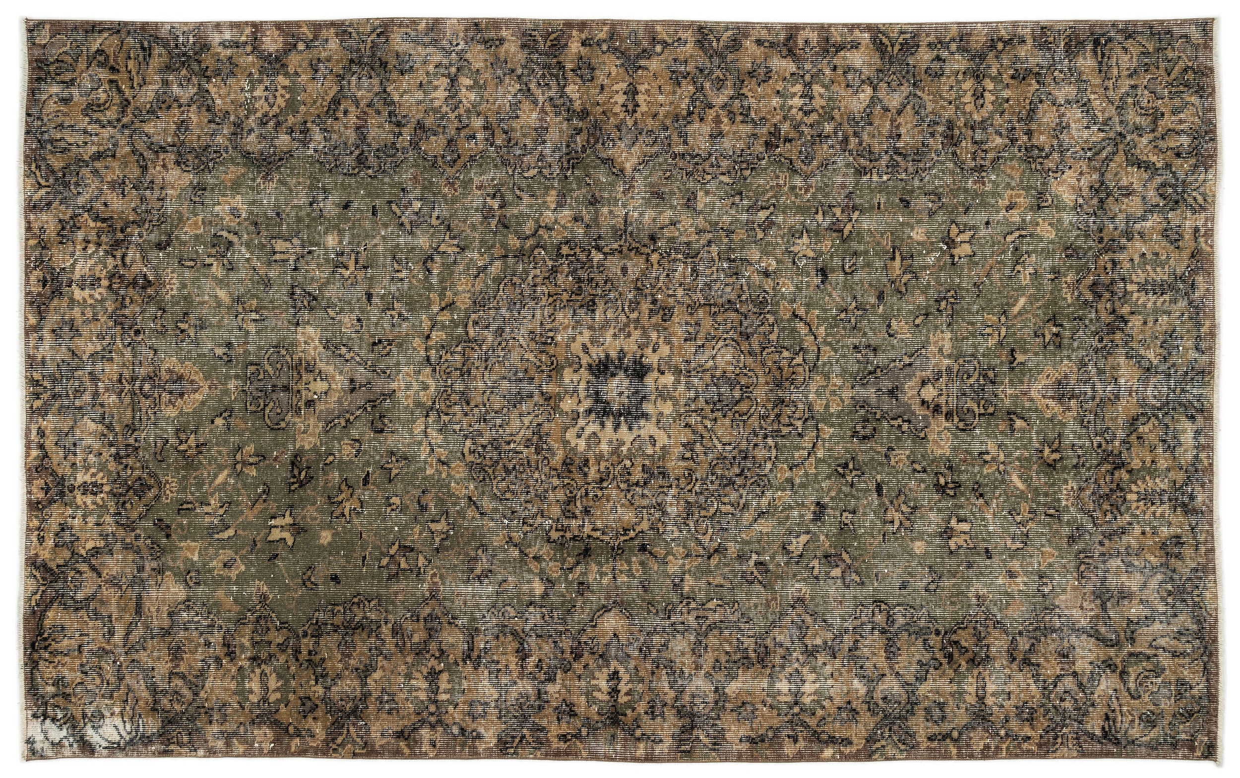 Daluon - Vintage Medallion Rug - 5'6 X 8'10