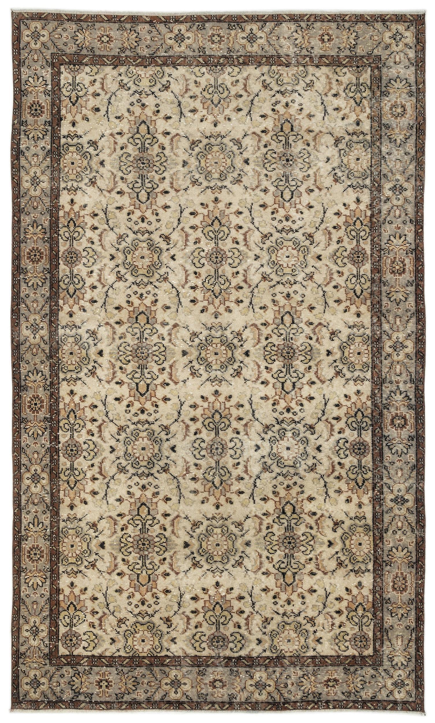 Lefuel - Vintage Floral Rug - 5'3 X 8'10