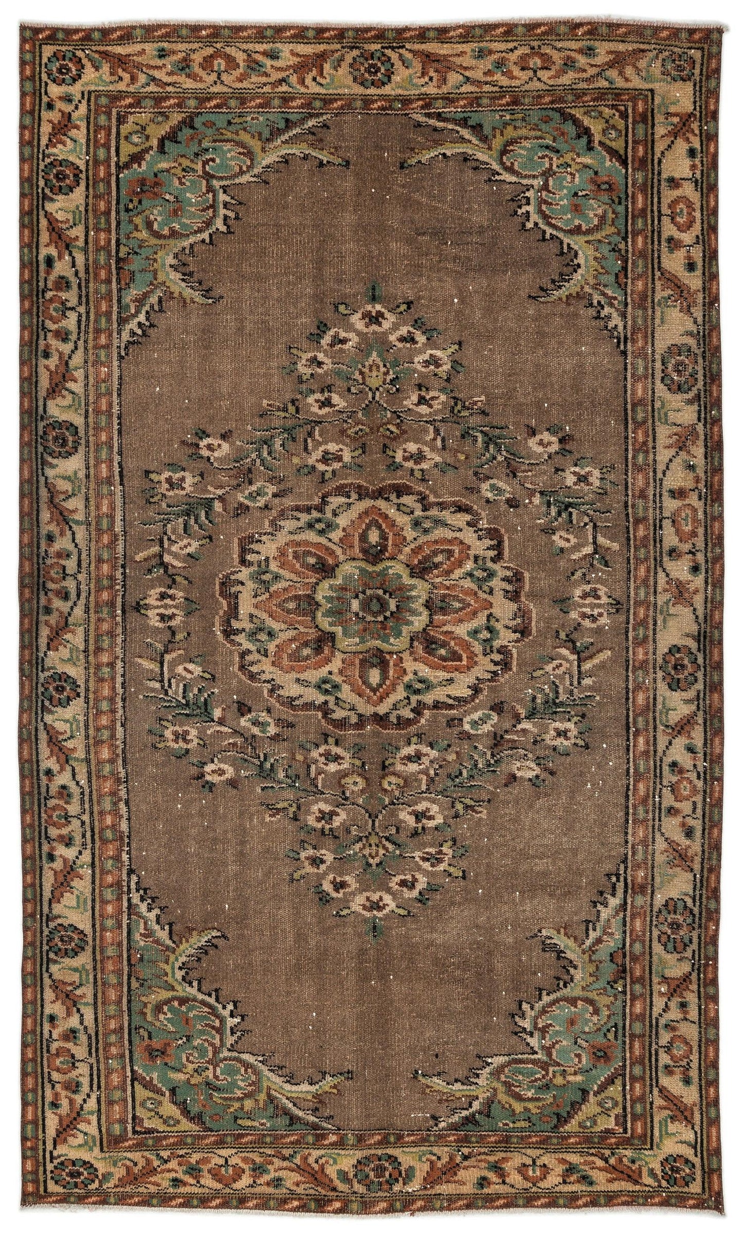 Zefeex - Vintage Medallion Rug - 5'6 X 9'3