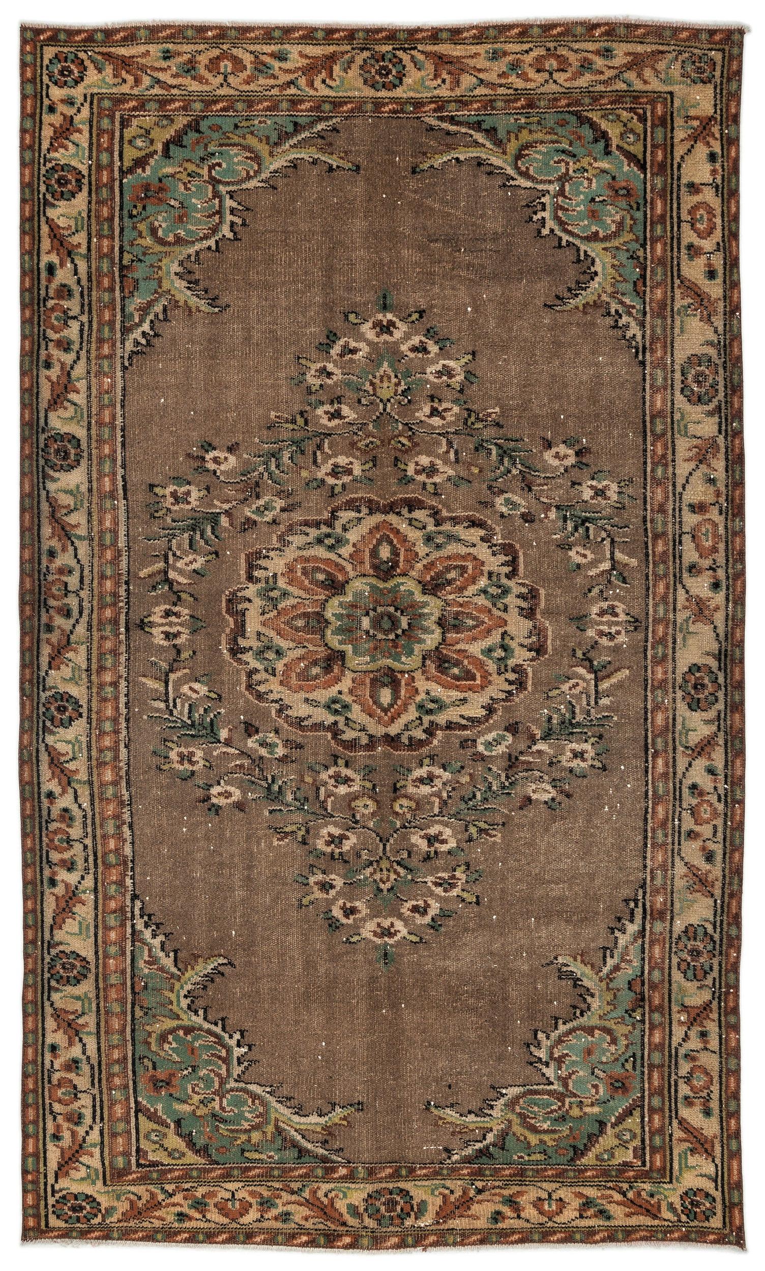 Zefeex - Vintage Medallion Rug - 5'6 X 9'3