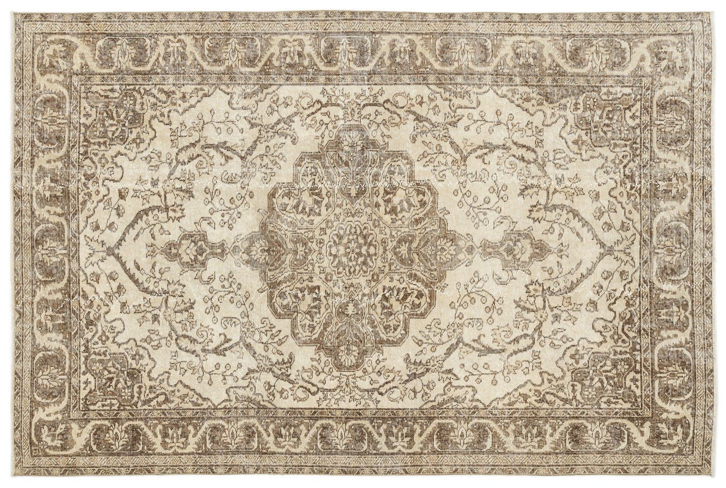 Tribuva - Vintage Medallion Rug - 6'3 X 9'6