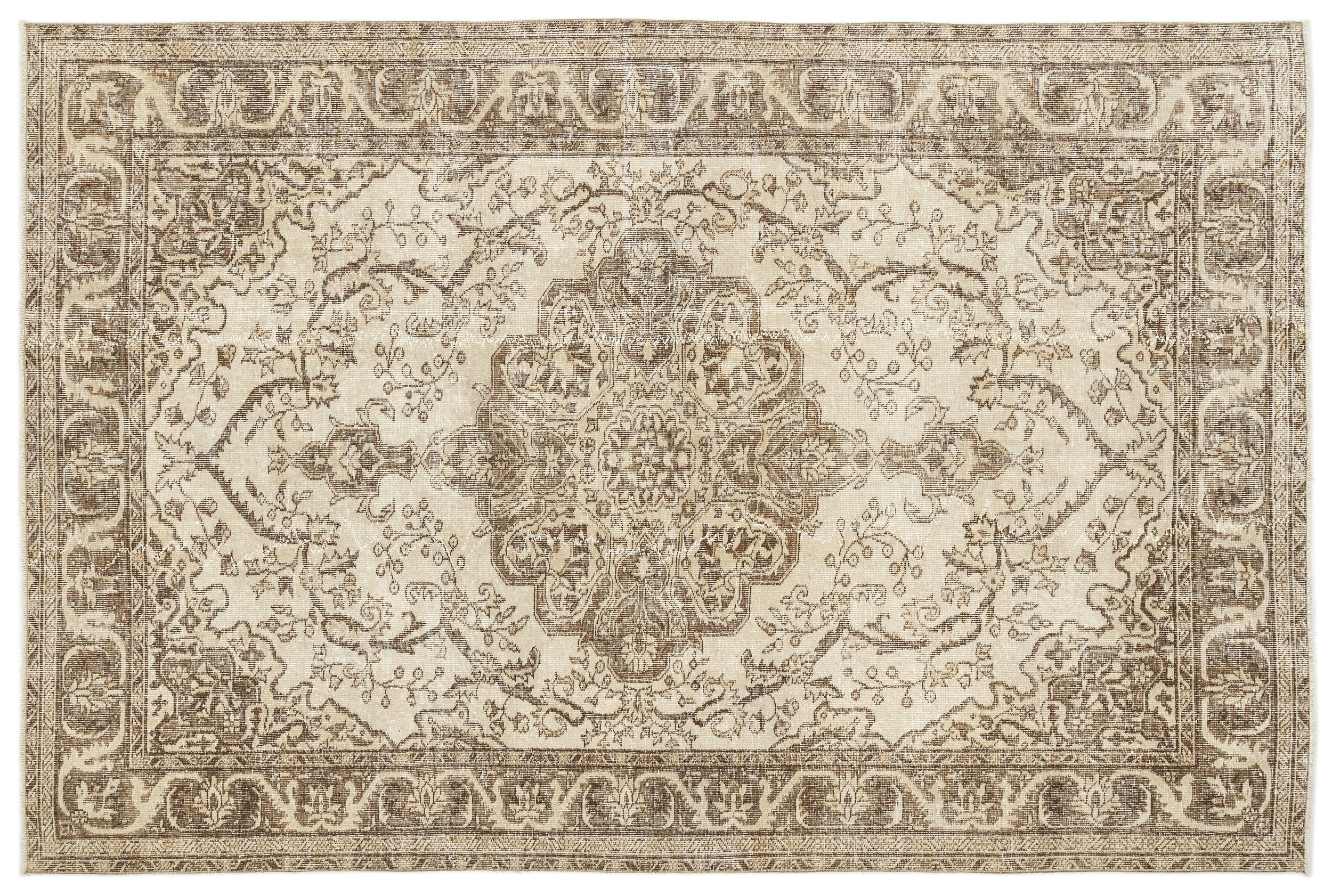 Tribuva - Vintage Medallion Rug - 6'3 X 9'6