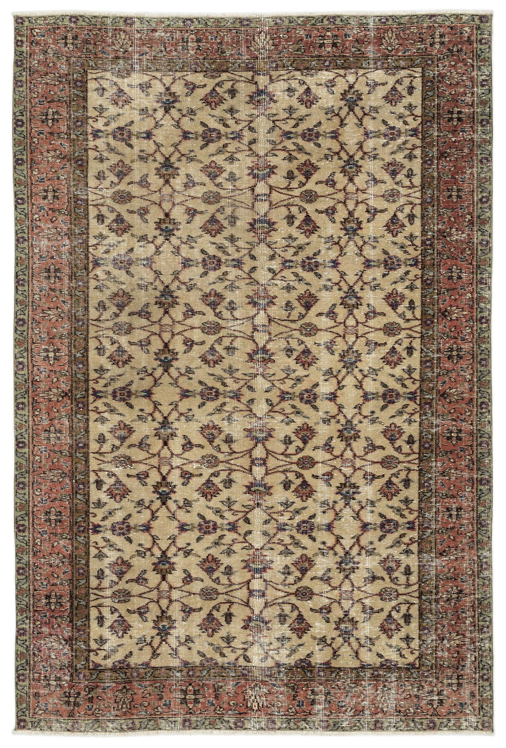 Vasema - Vintage Floral Rug - 5'4 X 8'0