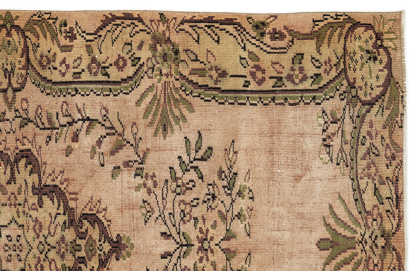 Figoel - Vintage Medallion Rug - 5'4 X 8'9