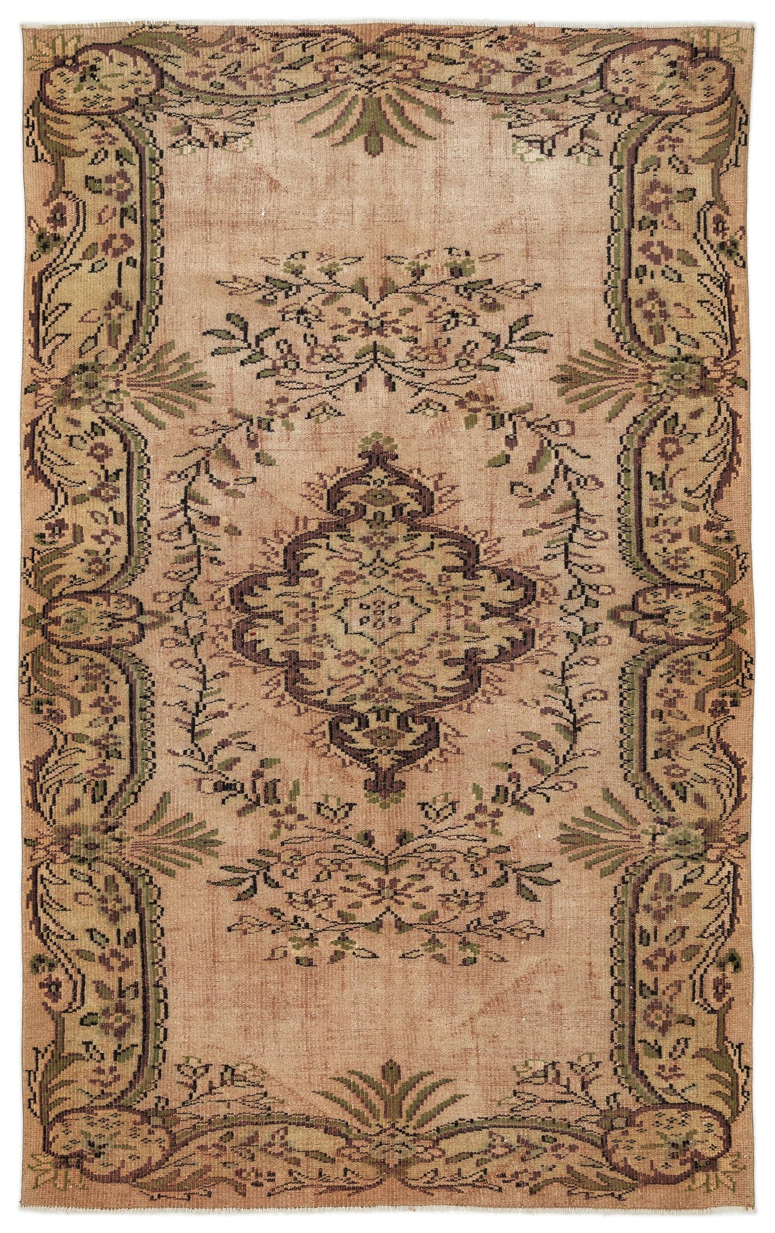 Figoel - Vintage Medallion Rug - 5'4 X 8'9