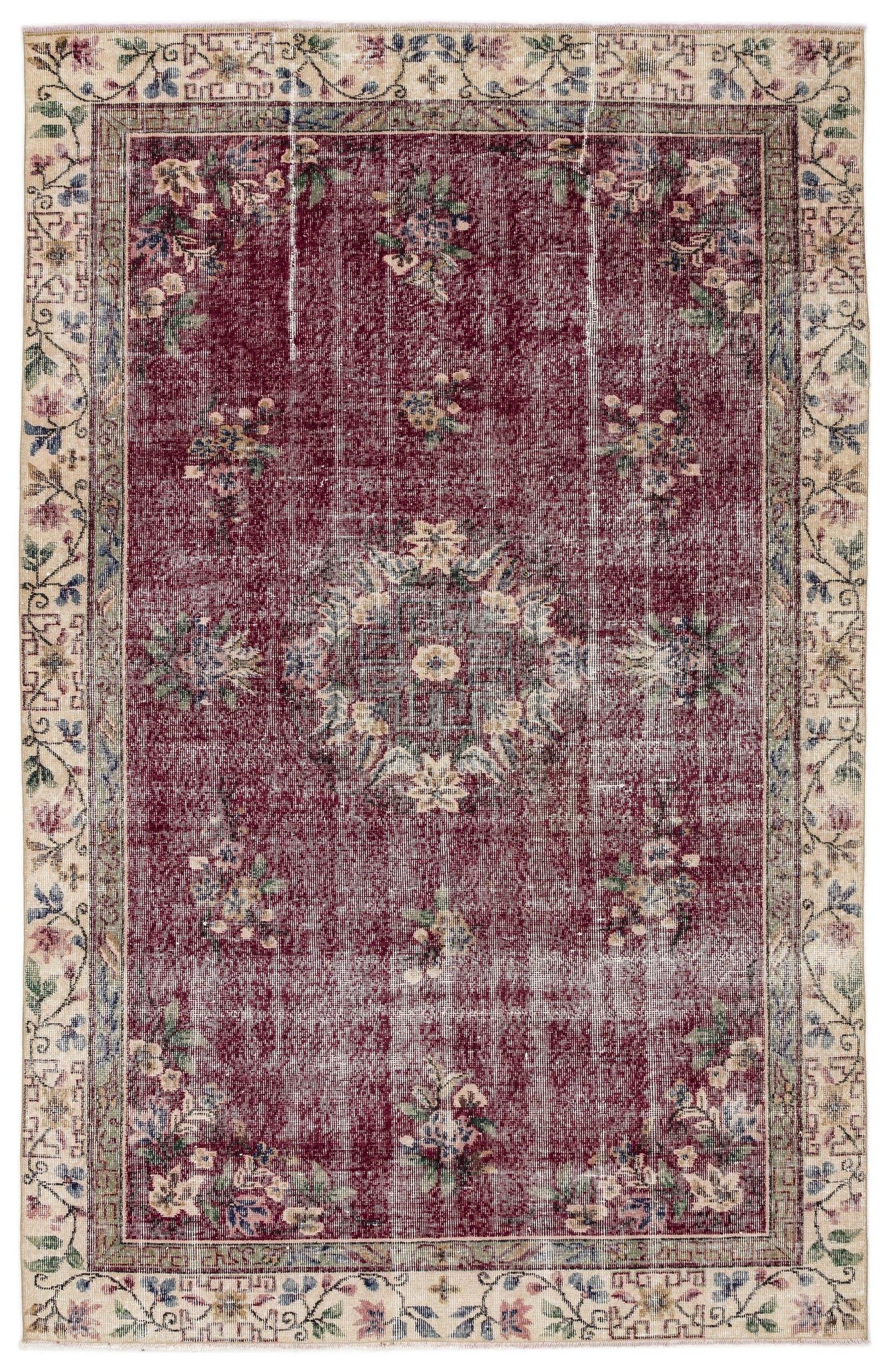 Zauma - Vintage Medallion Rug - 5'6 X 8'6