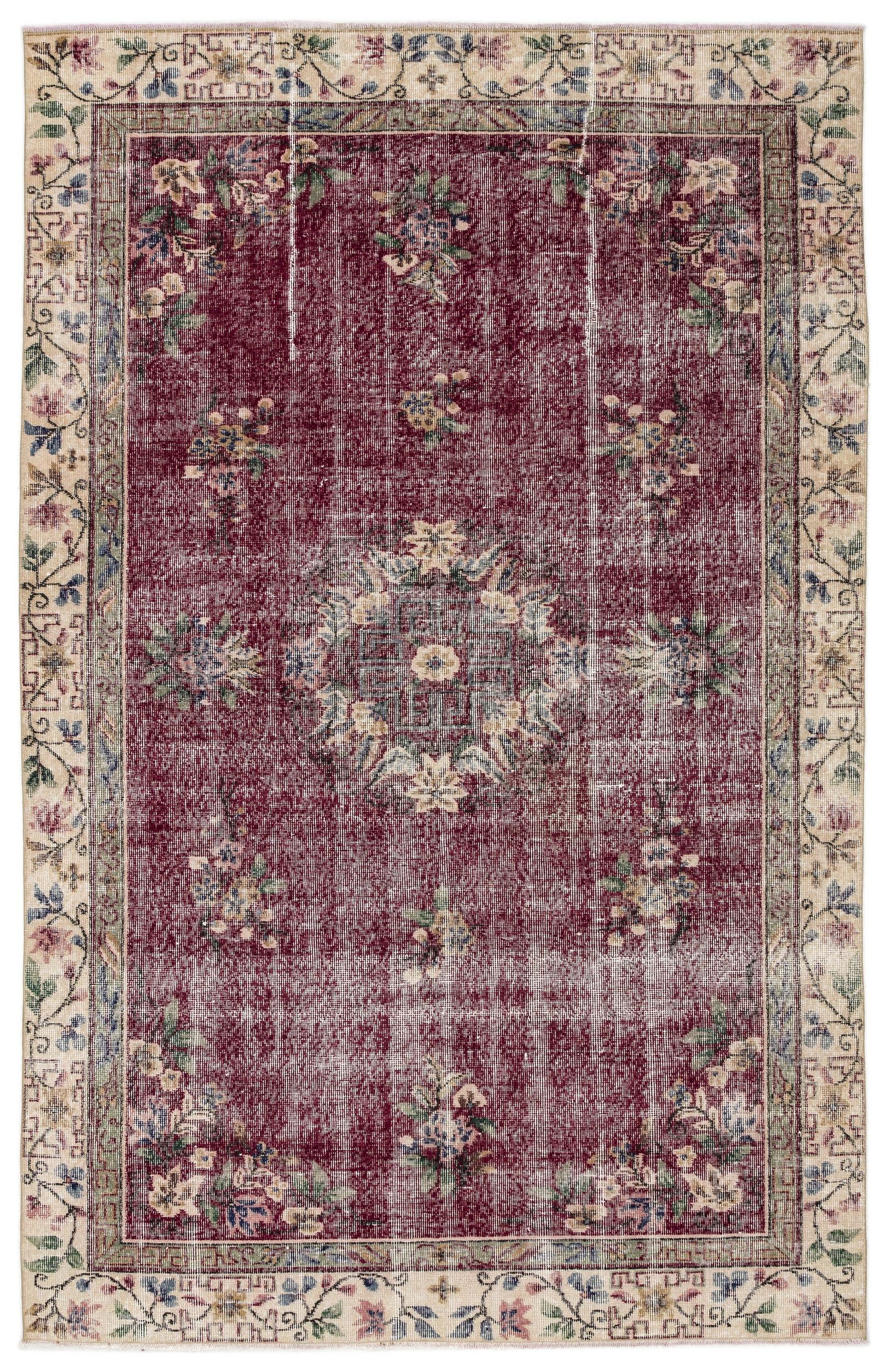 Zauma - Vintage Medallion Rug - 5'6 X 8'6