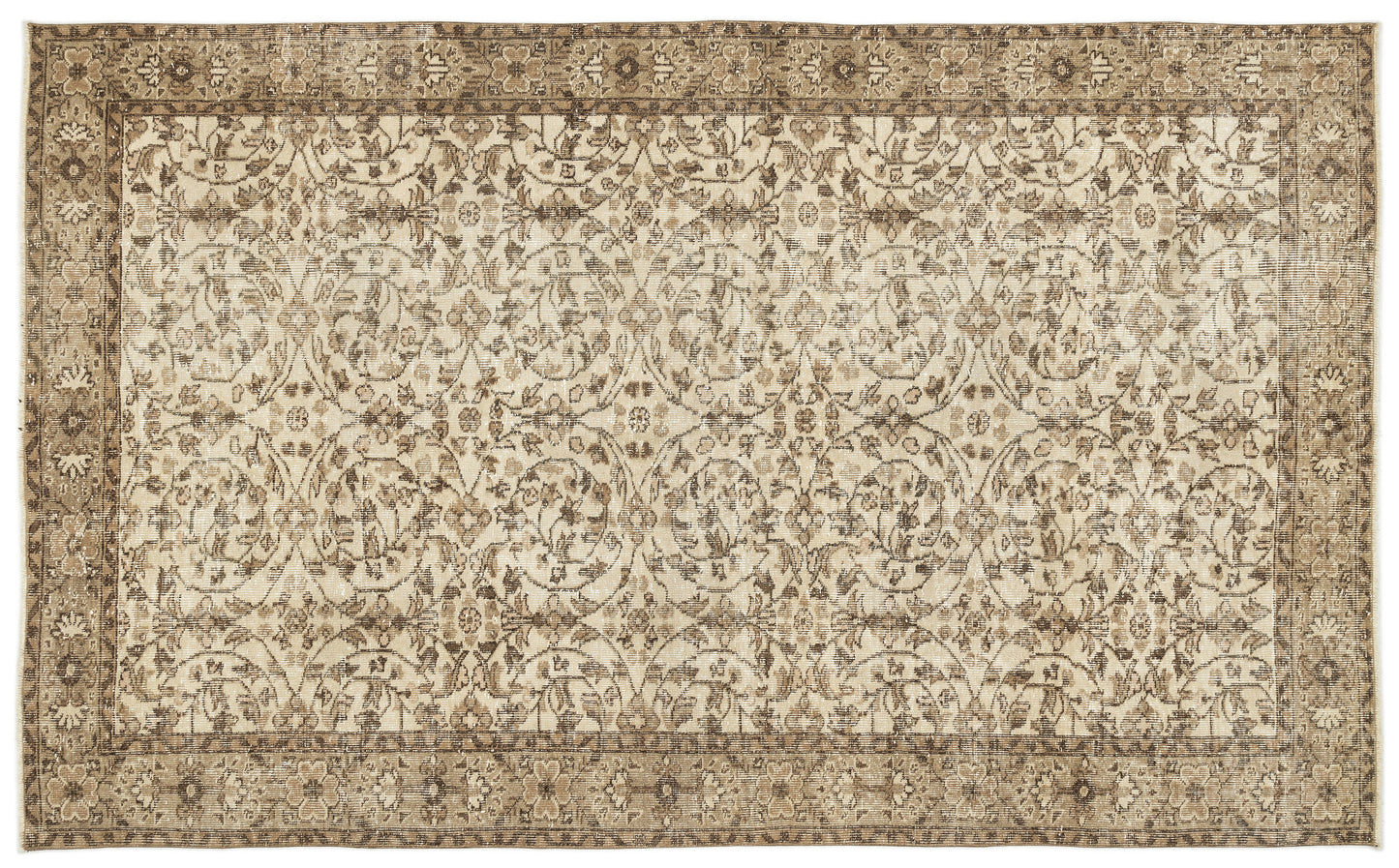 Prail - Vintage Floral Rug - 5'7 X 9'1