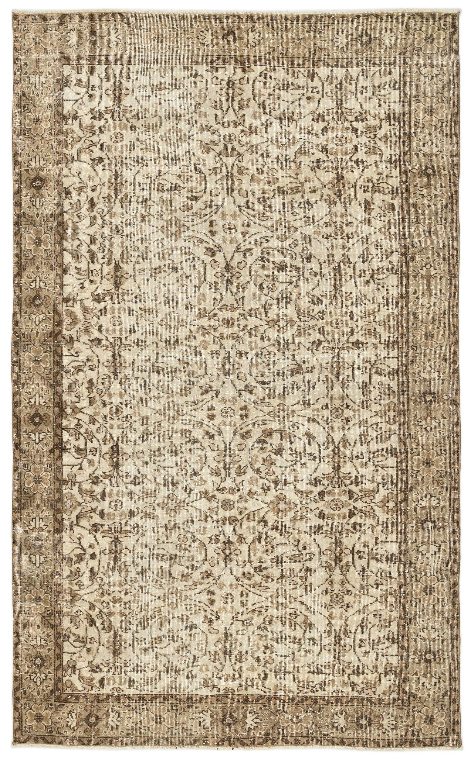 Prail - Vintage Floral Rug - 5'7 X 9'1