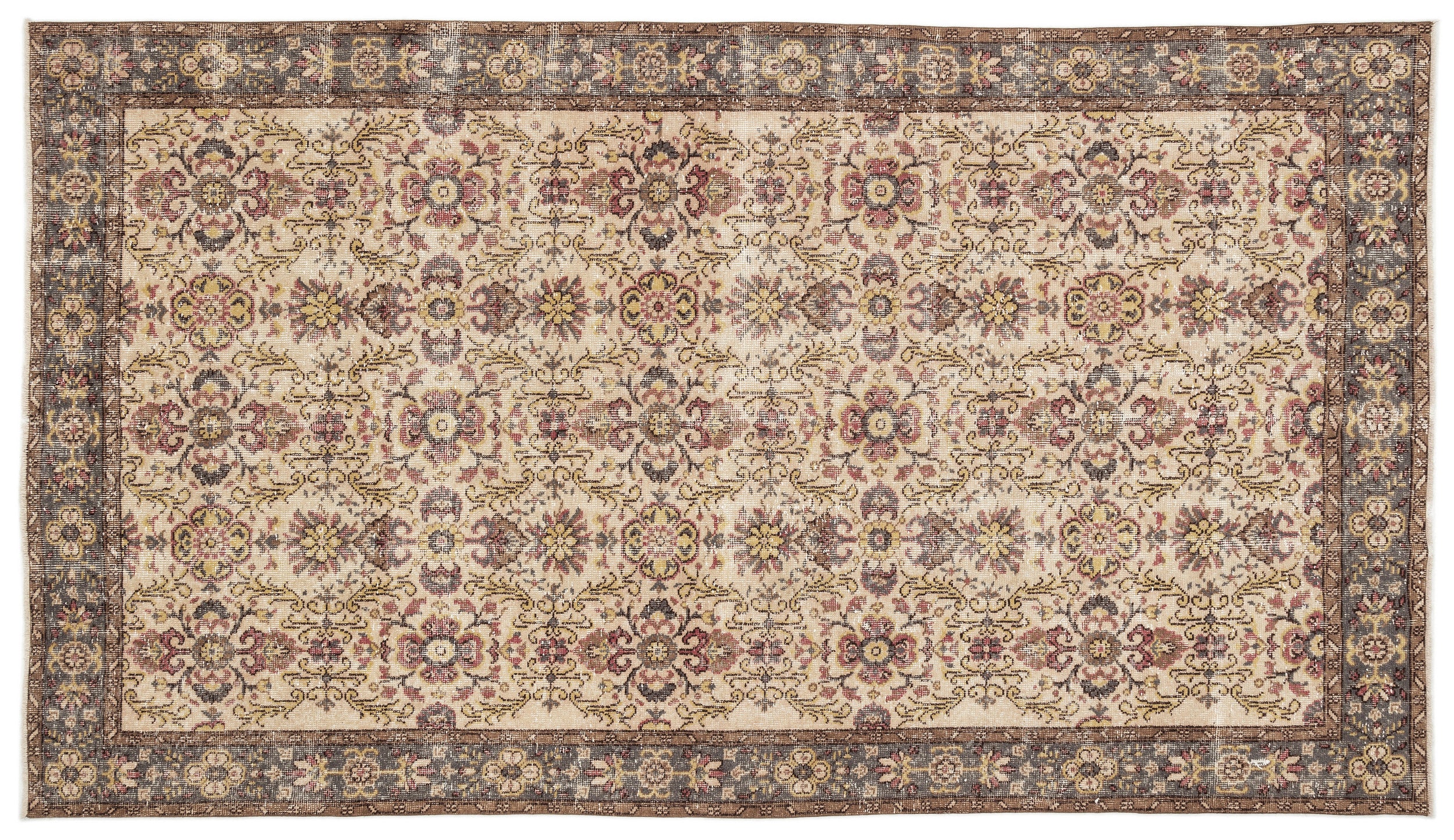 Labila - Vintage Floral Rug - 5'7 X 10'0