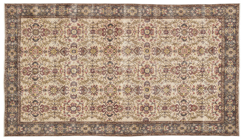 Load image 1 in gallery view. Labila - Vintage Floral Rug - 5'7 X 10'0