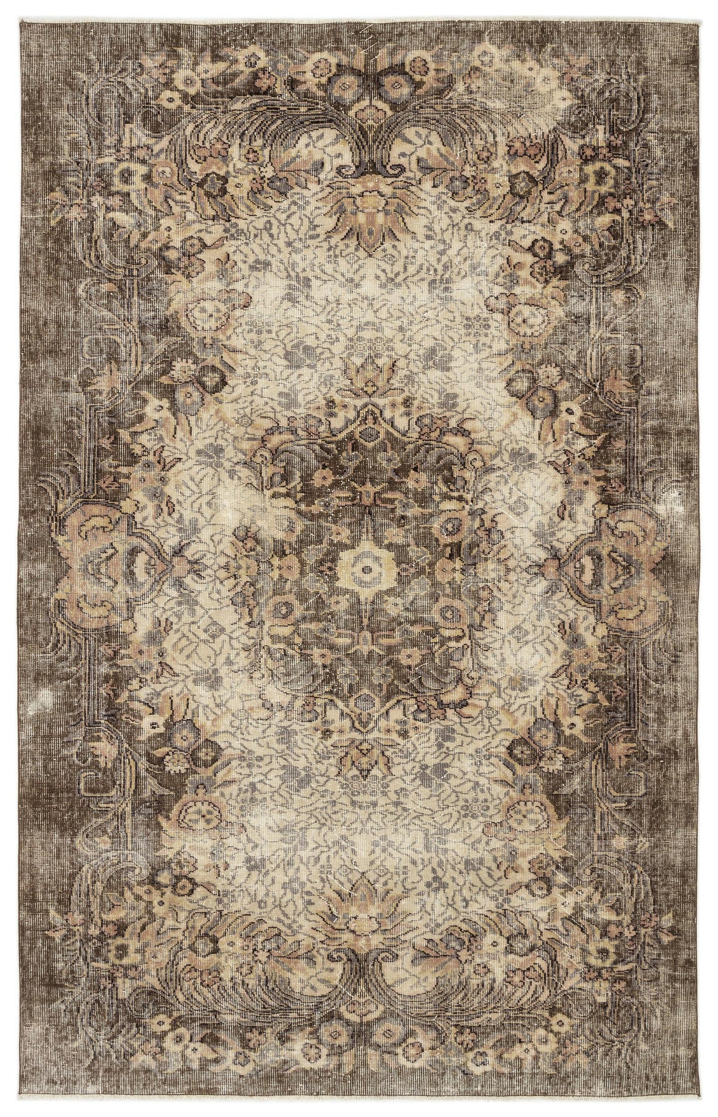 Biabiva - Vintage Medallion Rug - 5'10 X 9'3