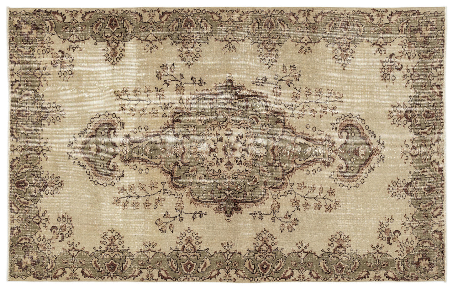 Clera - Vintage Medallion Rug - 5'7 X 8'10