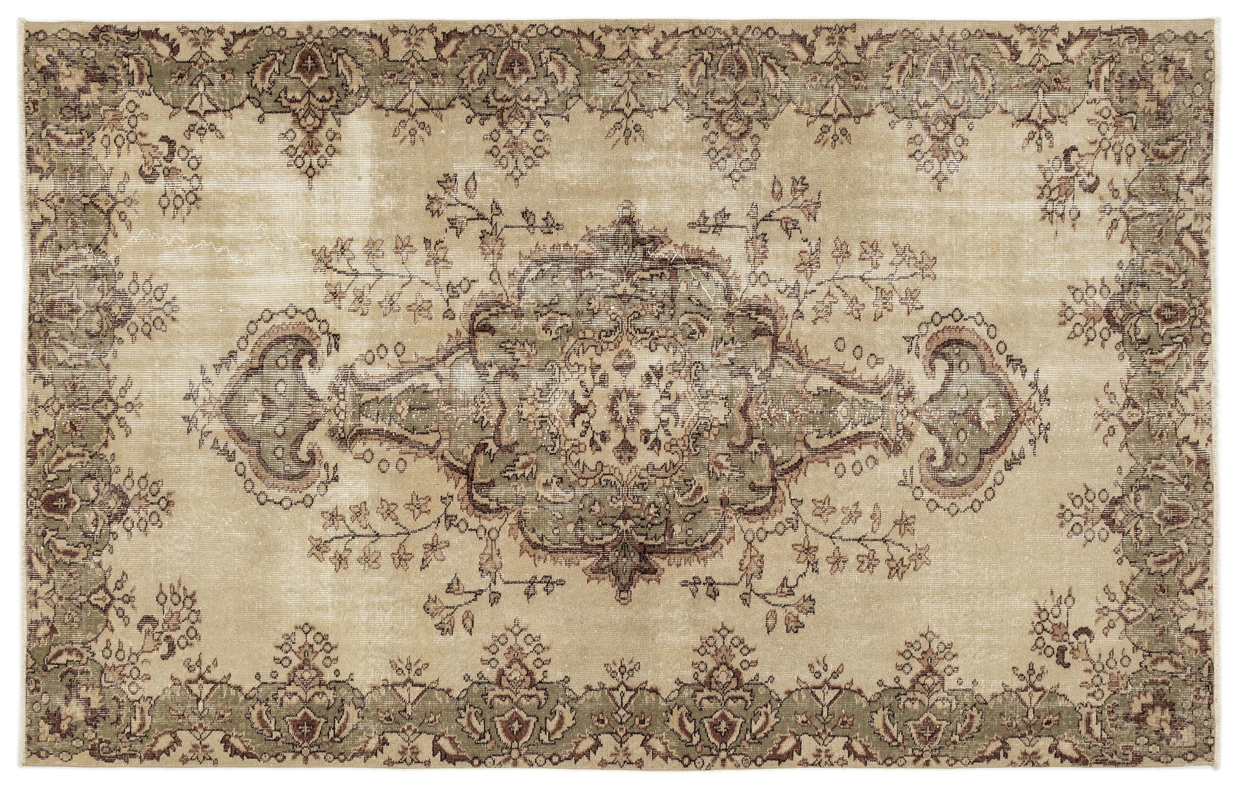 Clera - Vintage Medallion Rug - 5'7 X 8'10
