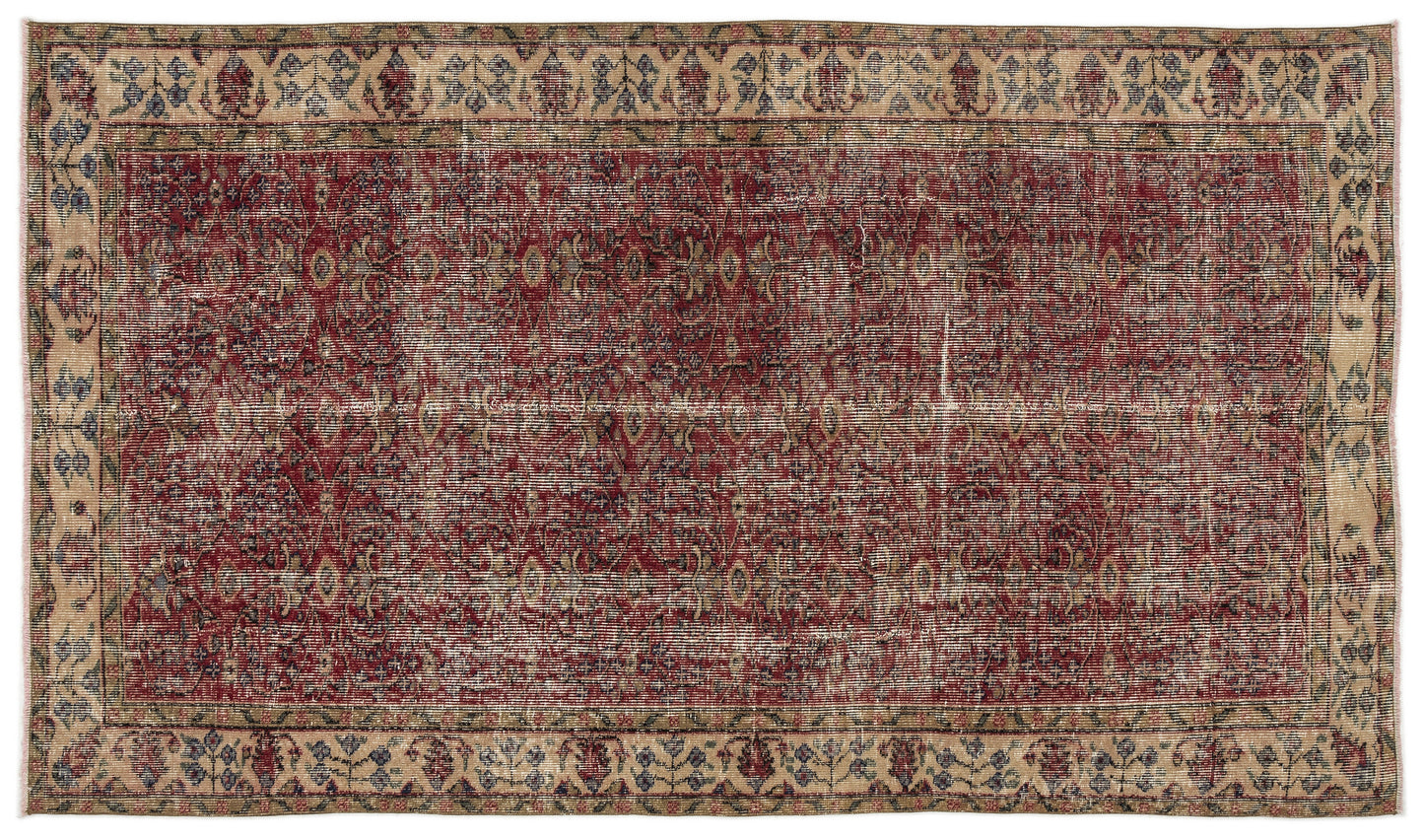 Vazaar - Vintage Floral Rug - 4'8 X 8'1