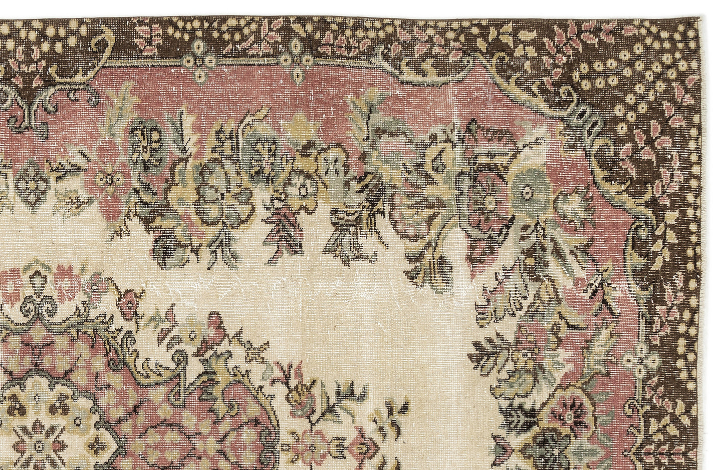 Bebuan - Vintage Medallion Rug - 5'6 X 8'9