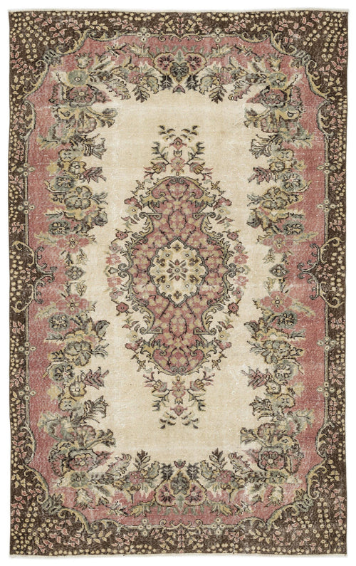 Load image 1 in gallery view. Bebuan - Vintage Medallion Rug - 5'6 X 8'9