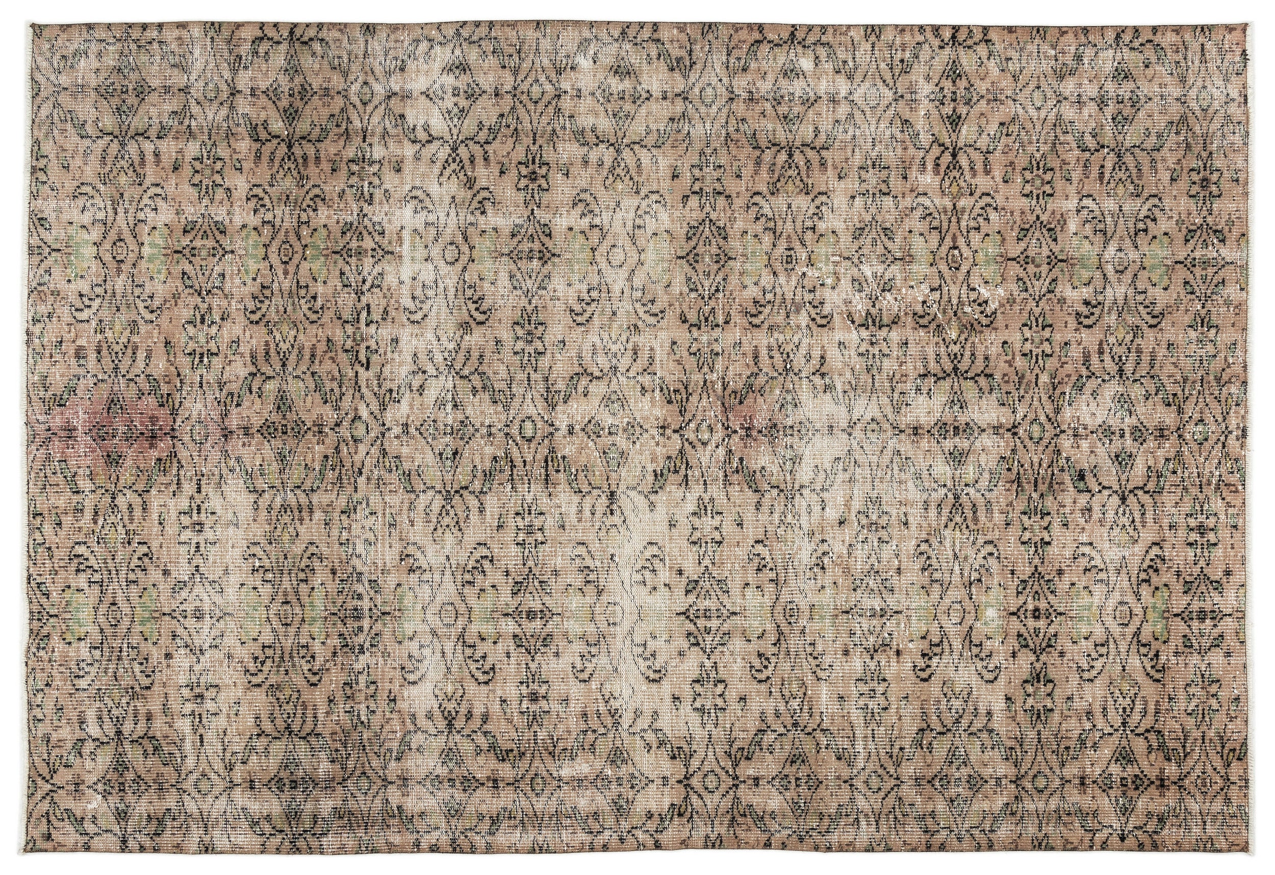 Niane - Vintage Floral Rug - 6'1 X 8'10