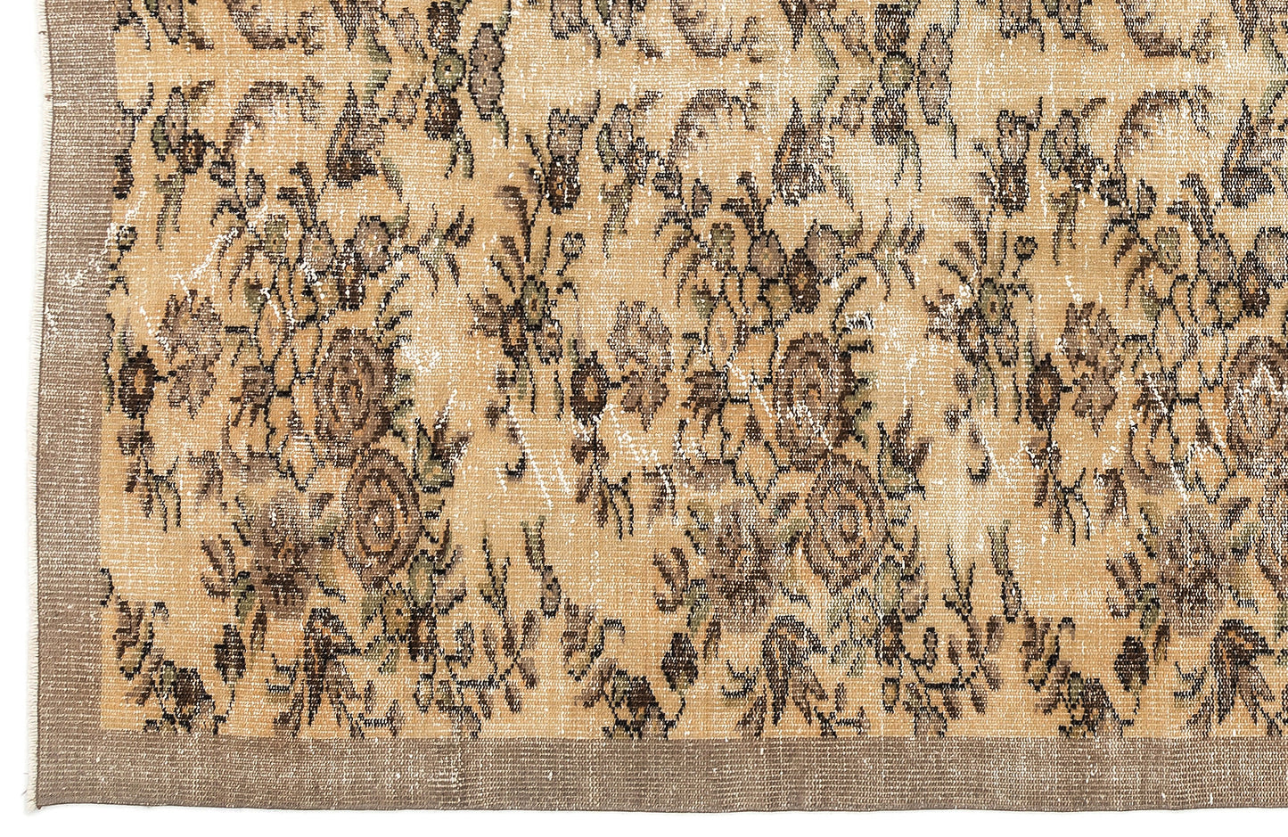 Renula - Vintage Floral Rug - 5'9 X 8'6