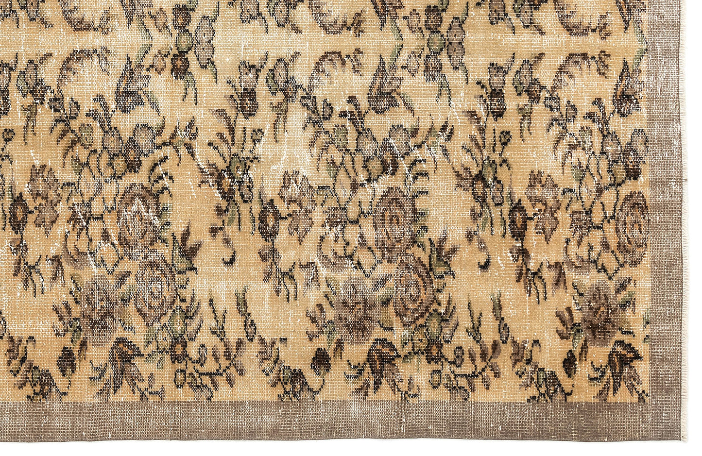 Renula - Vintage Floral Rug - 5'9 X 8'6