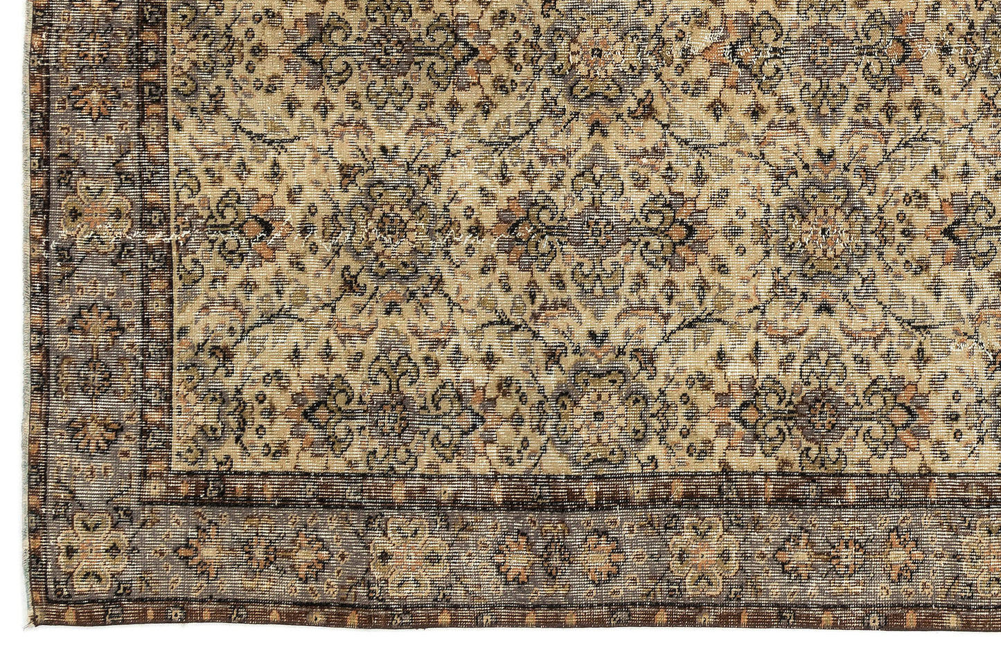 Hahera - Vintage Floral Rug - 5'7 X 9'5