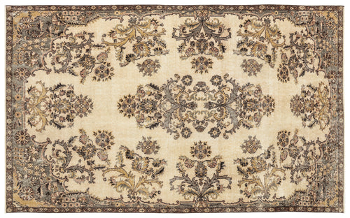 Load image 1 in gallery view. Pofena - Vintage Floral Rug - 5'5 X 8'10