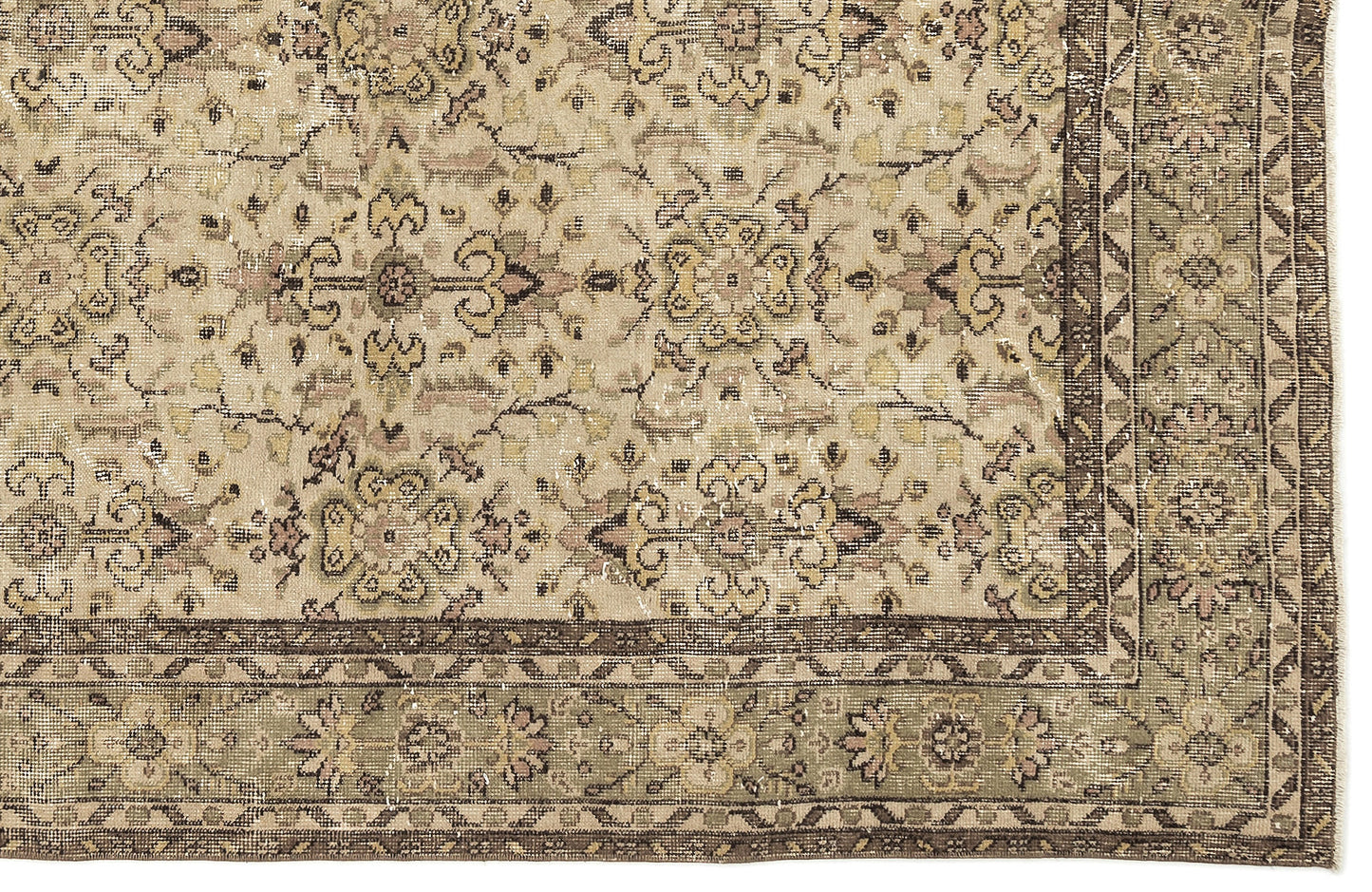 Cekoix - Vintage Floral Rug - 5'11 X 9'5