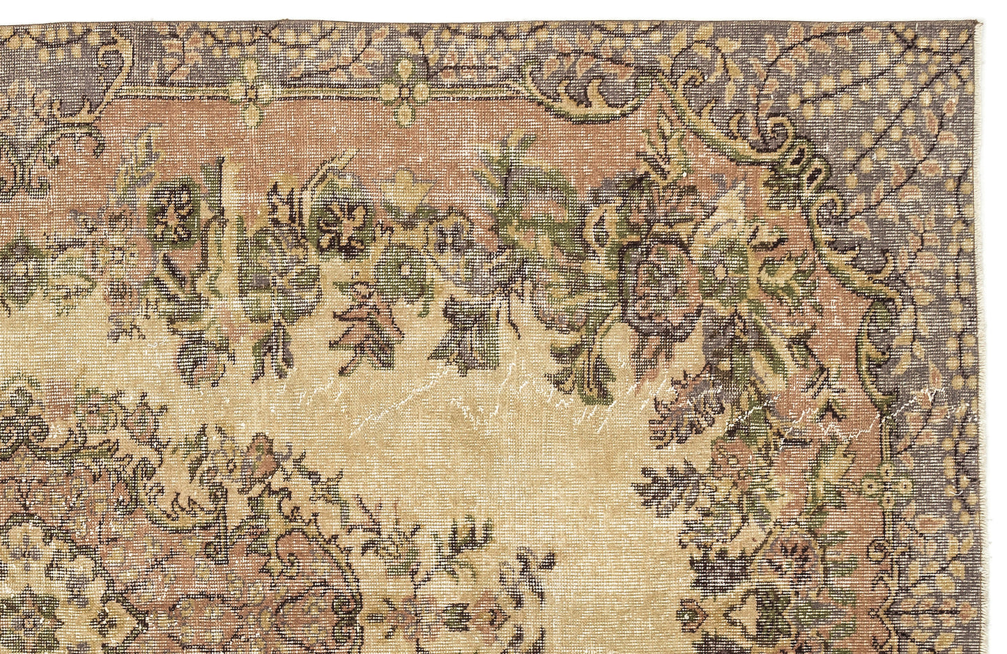 Drula - Vintage Medallion Rug - 5'8 X 9'1