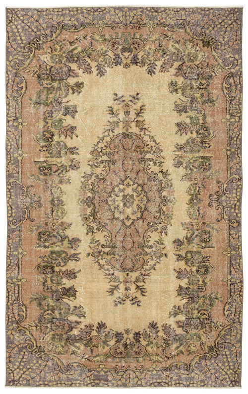Load image 1 in gallery view. Drula - Vintage Medallion Rug - 5'8 X 9'1