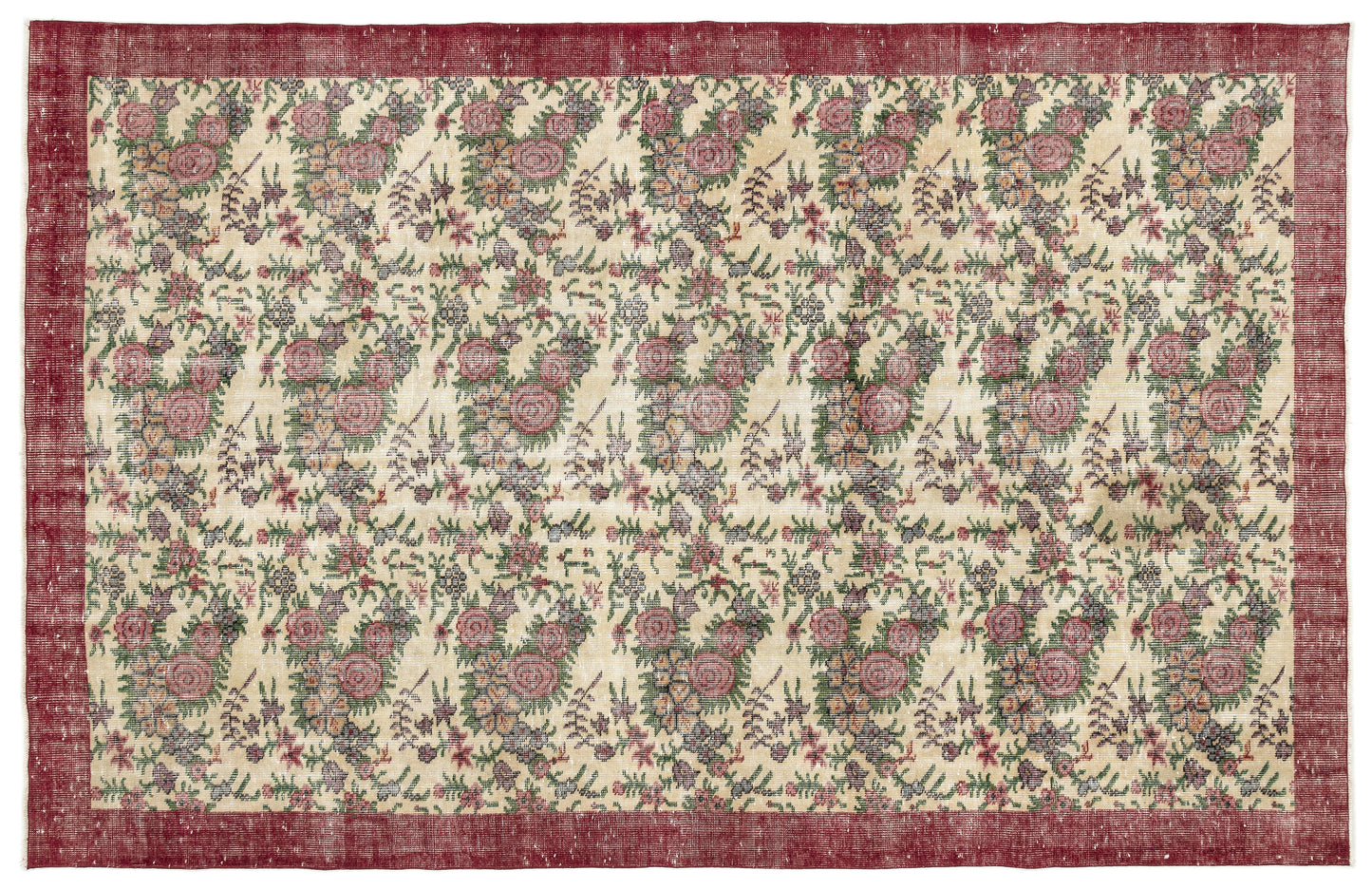 Closa - Vintage Floral Rug - 6'2 X 9'8