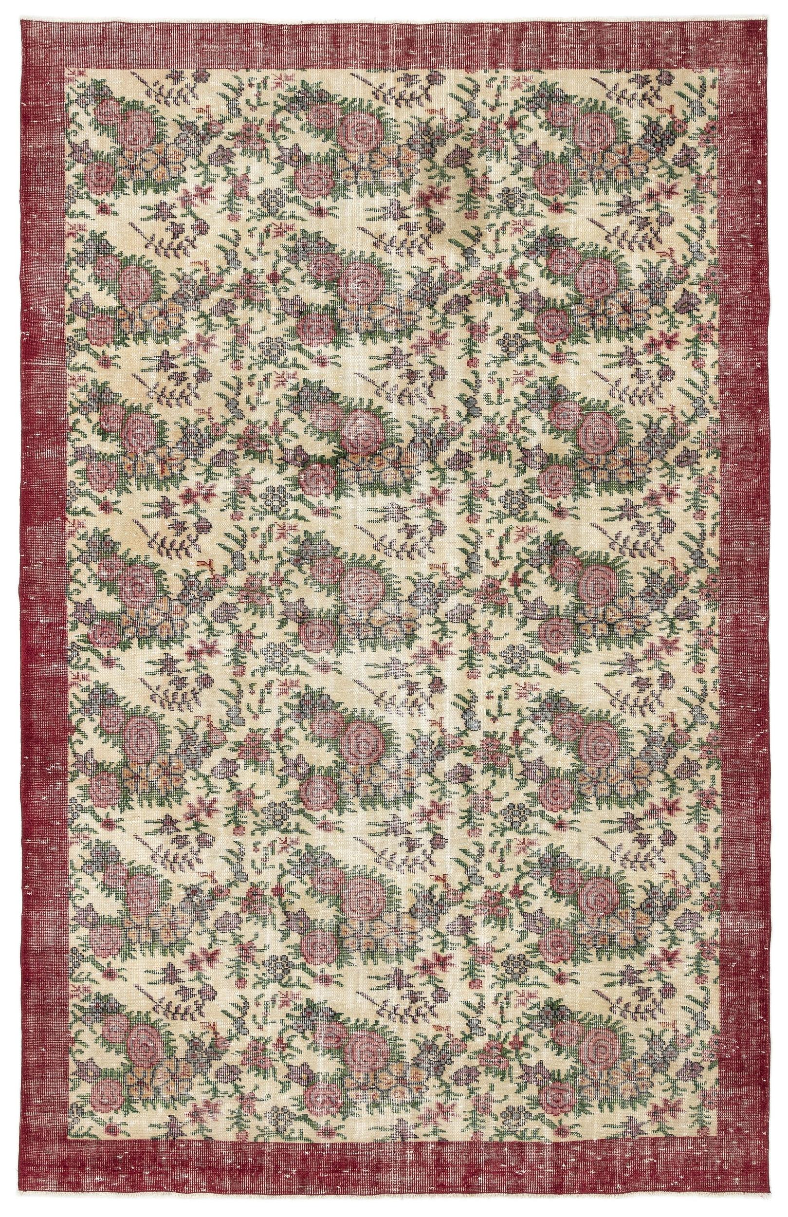 Closa - Vintage Floral Rug - 6'2 X 9'8