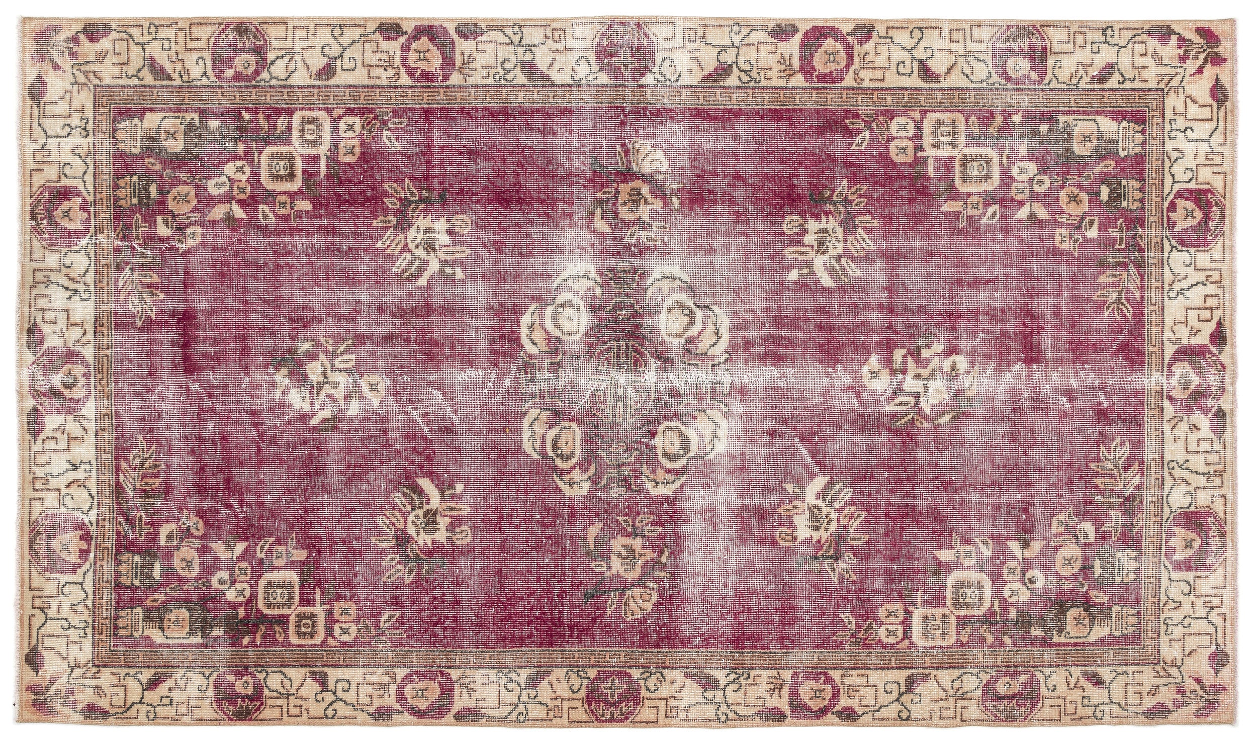 Shaen - Vintage Medallion Rug - 5'3 X 9'1