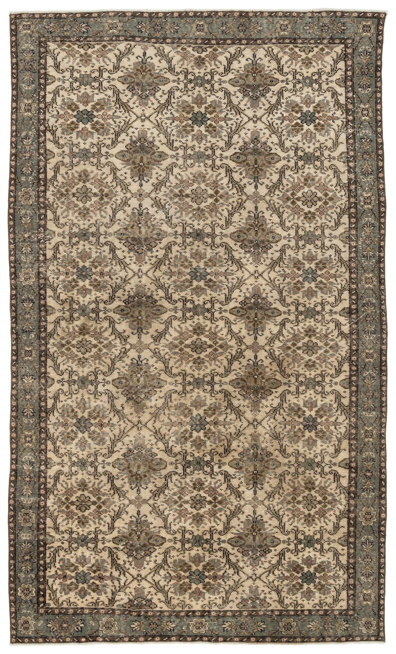 Neubiya - Vintage Floral Rug - 6'0 X 10'0