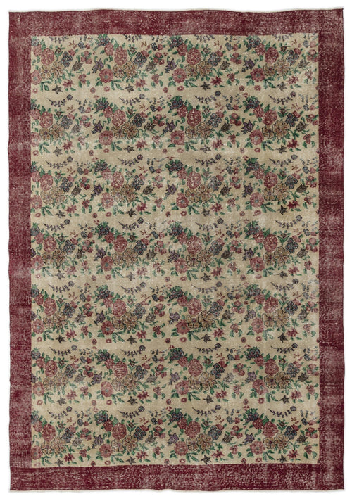 Load image 1 in gallery view. Vilaos - Vintage Floral Rug - 6'9 X 9'6