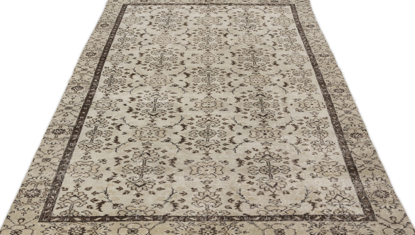 Dufera - Vintage Floral Rug - 5'2 X 9'2