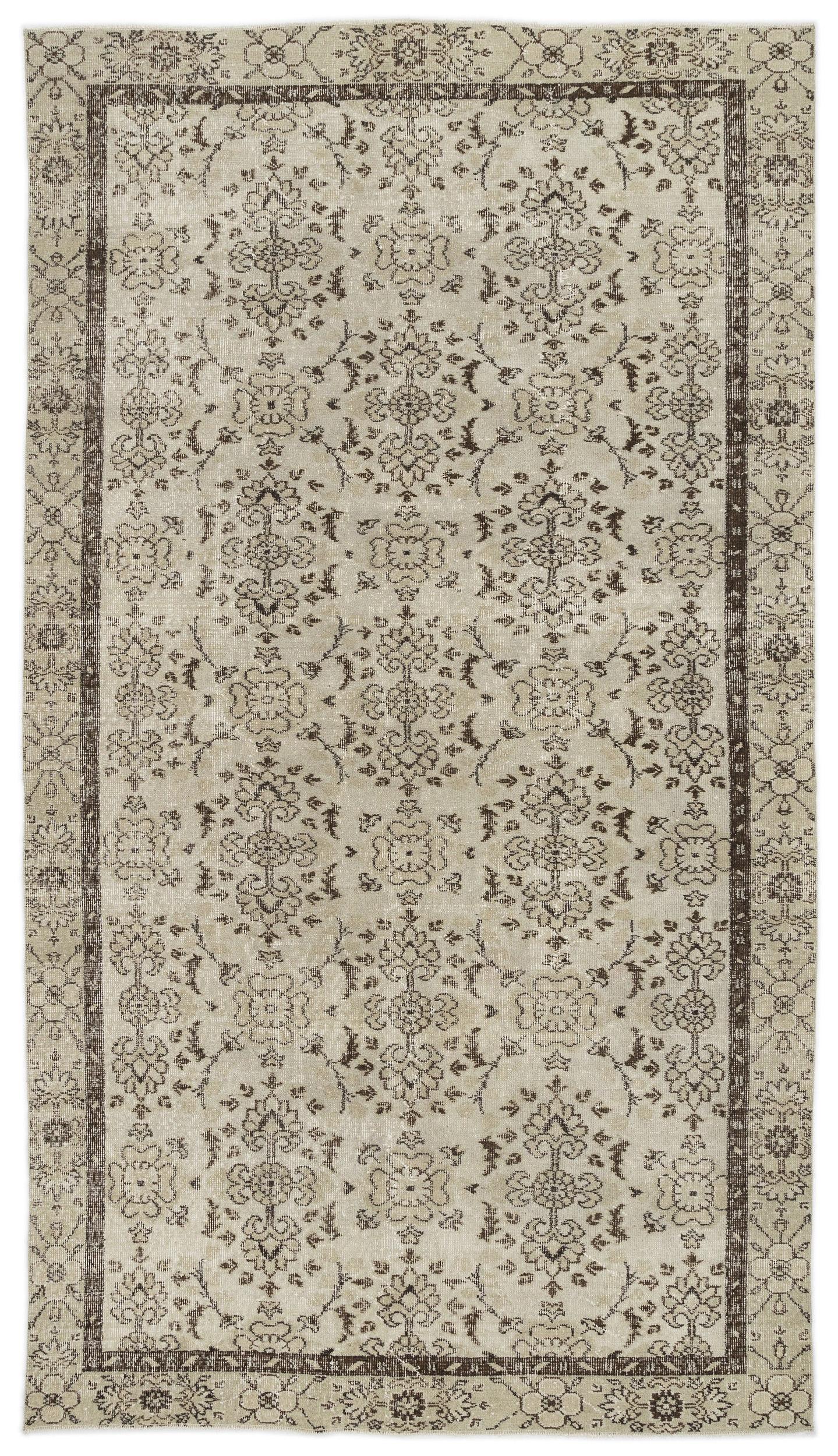Dufera - Vintage Floral Rug - 5'2 X 9'2