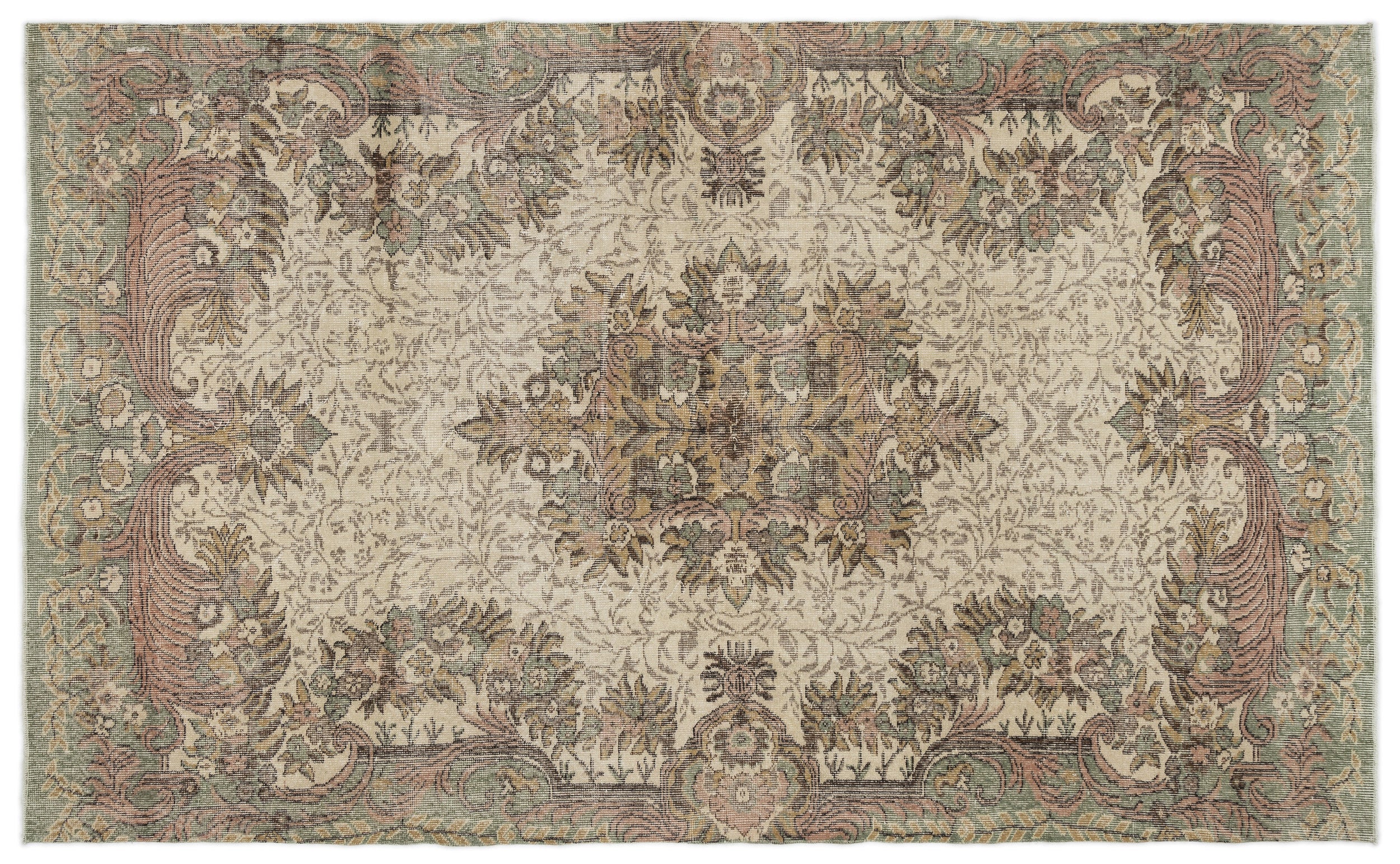 Themula - Vintage Medallion Rug - 5'8 X 9'5