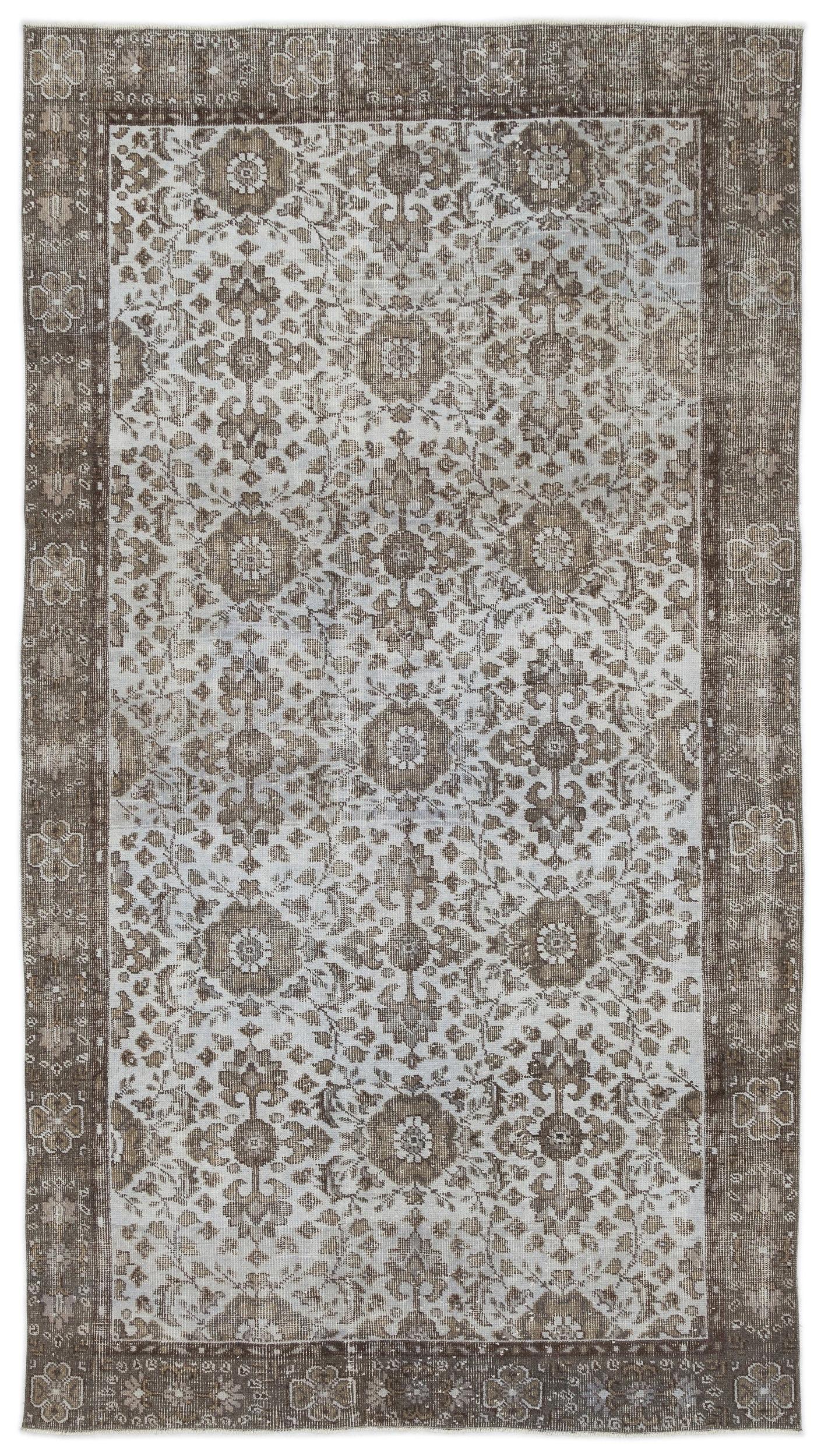 Mohuar - Vintage Floral Rug - 5'2 X 9'4