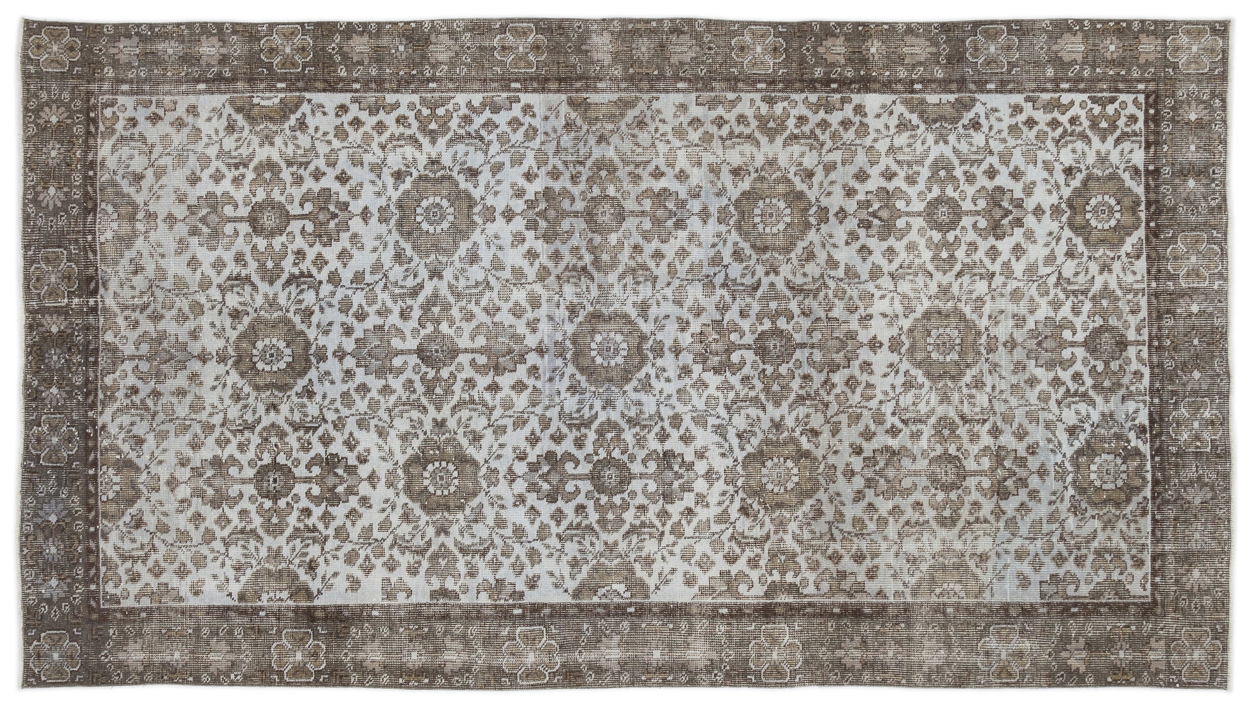 Mohuar - Vintage Floral Rug - 5'2 X 9'4