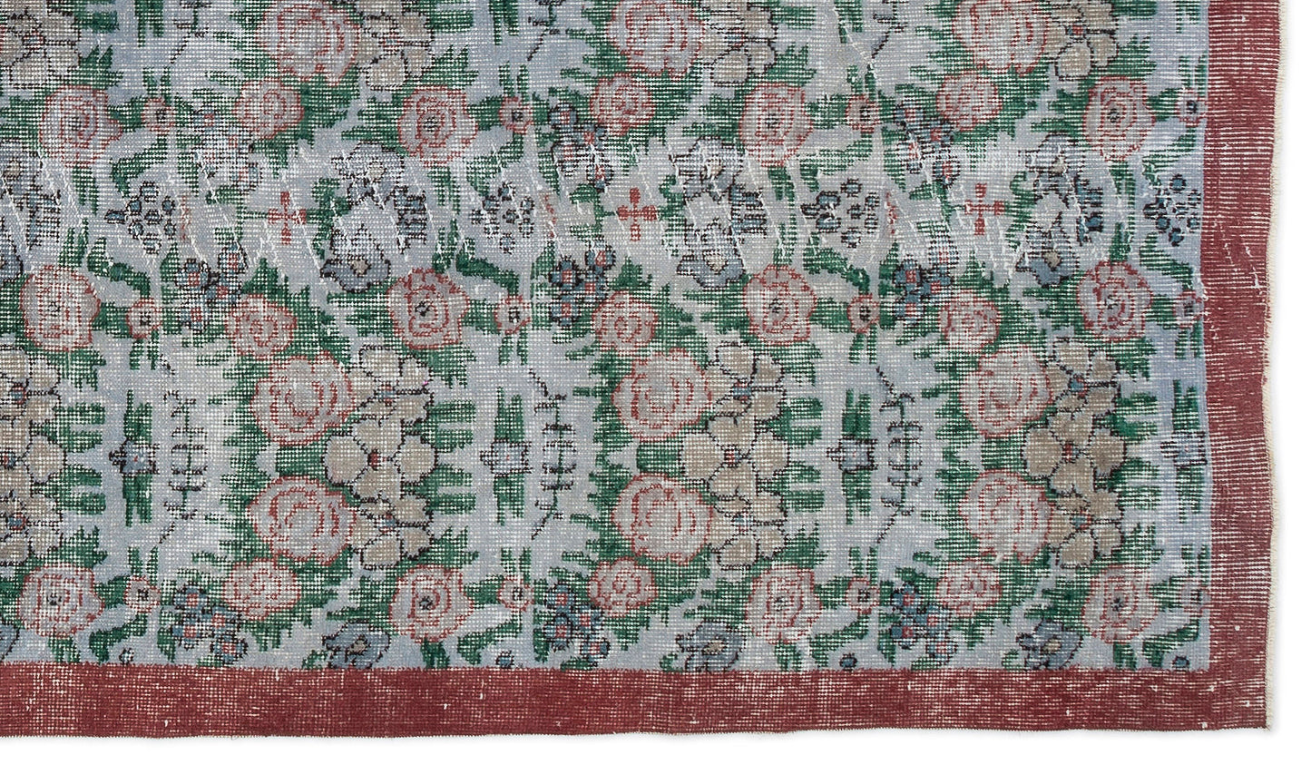 Cumea - Vintage Floral Rug - 5'3 X 9'2