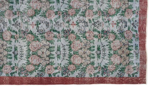 Load image 1 in gallery view. Cumea - Vintage Floral Rug - 5'3 X 9'2