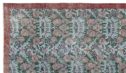 Load image 1 in gallery view. Cumea - Vintage Floral Rug - 5'3 X 9'2