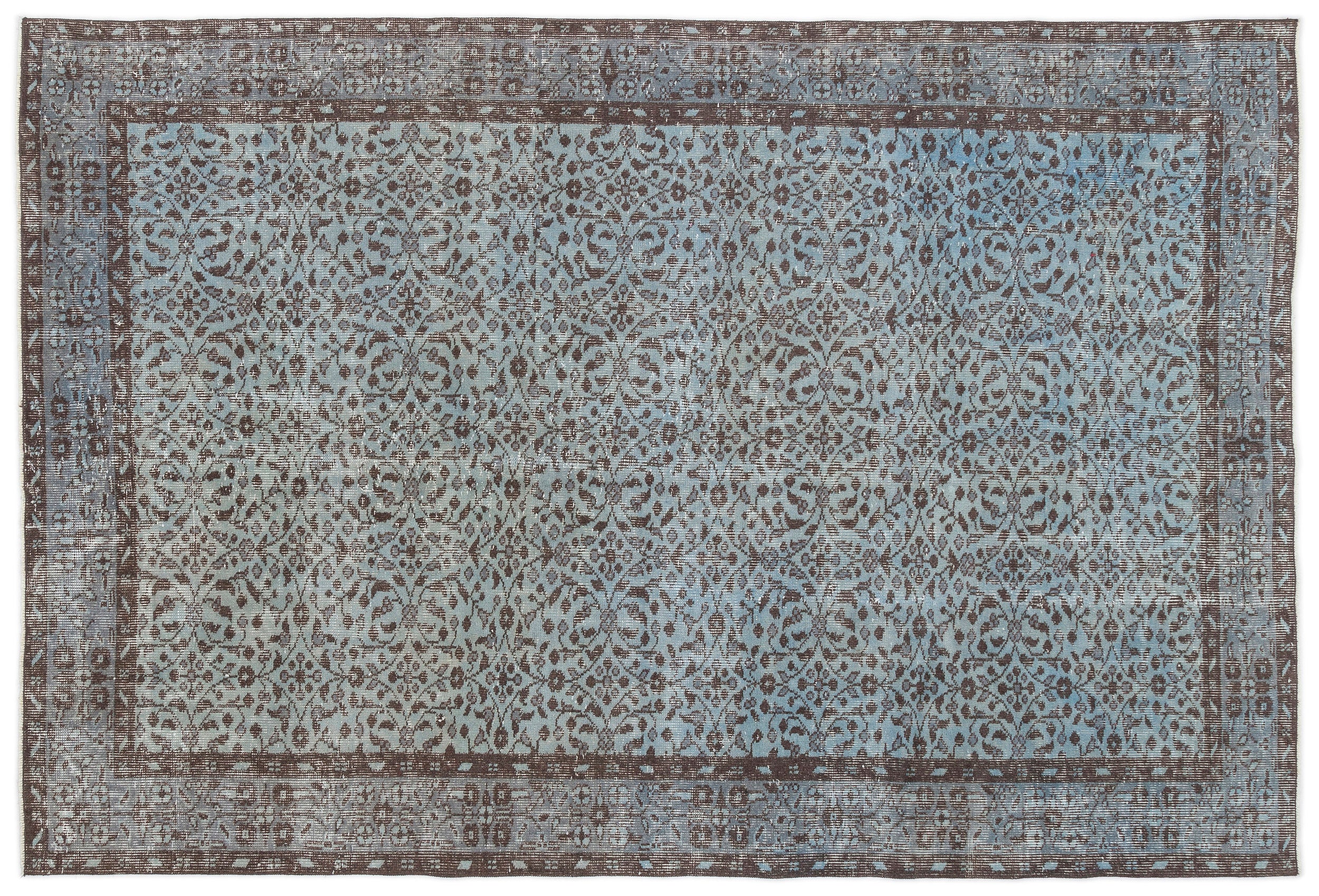 Ketuan - Vintage Floral Rug - 5'6 X 8'4