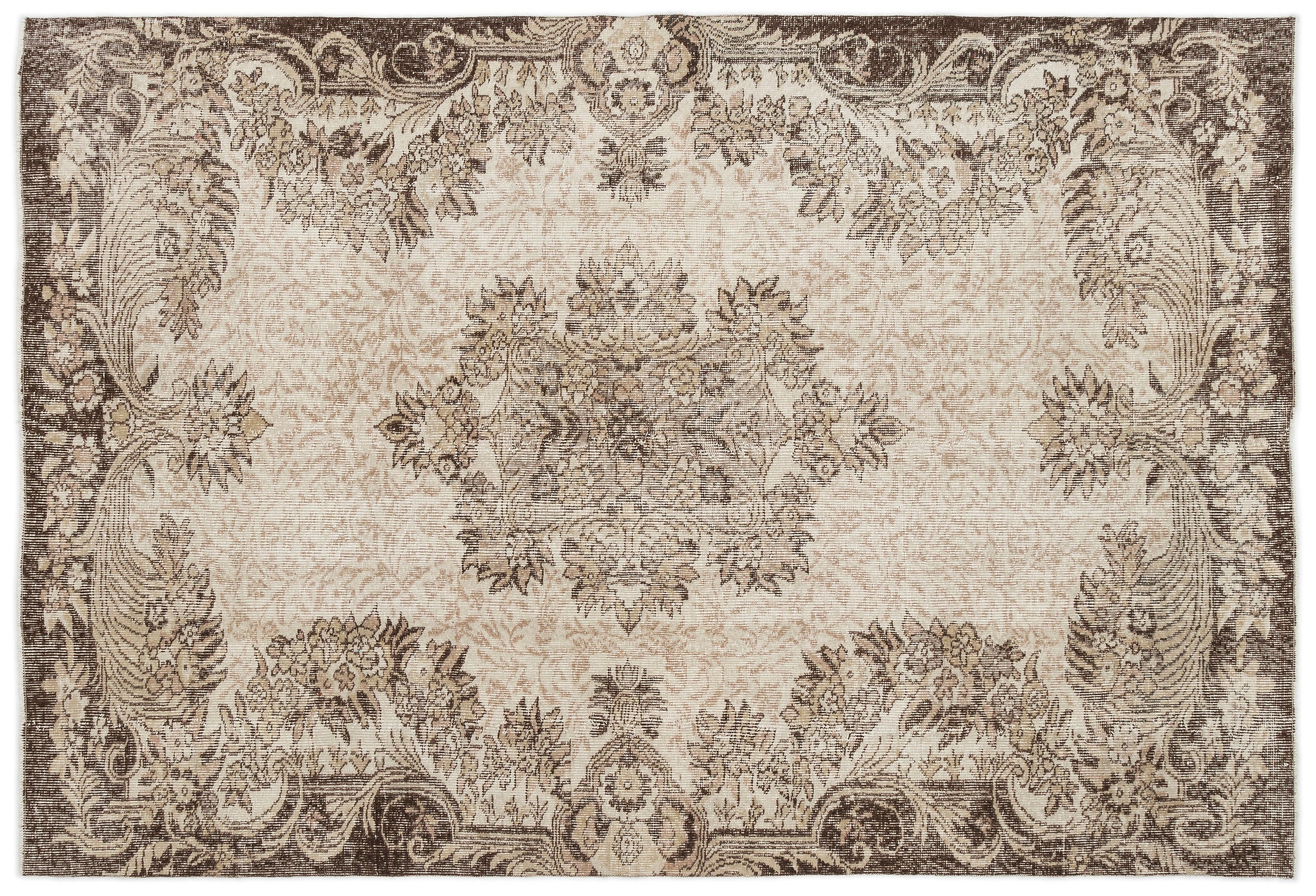 Flaos - Vintage Medallion Rug - 5'9 X 8'4
