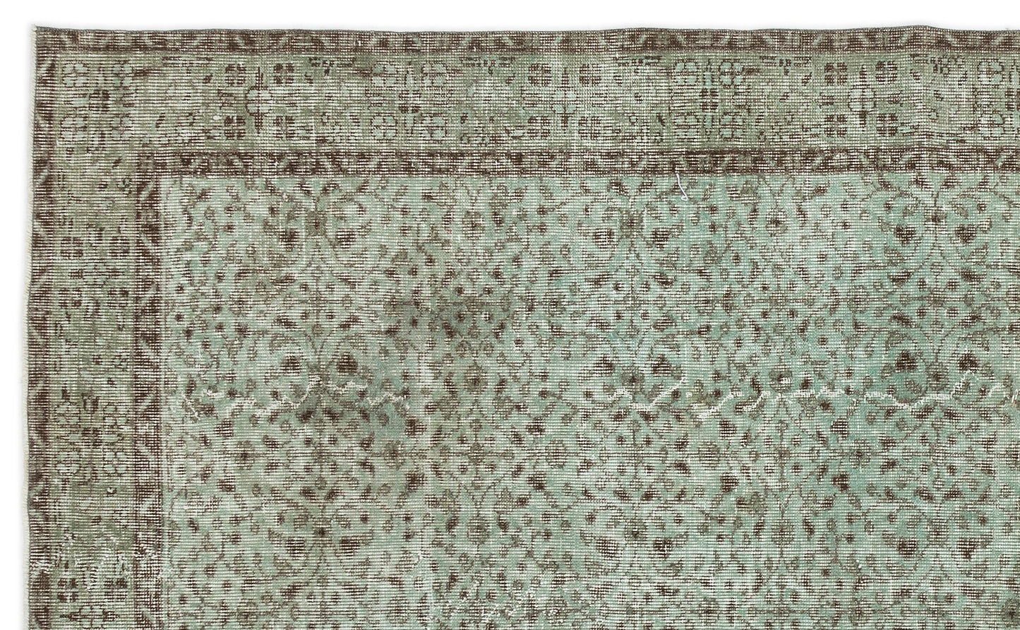 Sleva - Vintage Floral Rug - 5'5 X 9'0