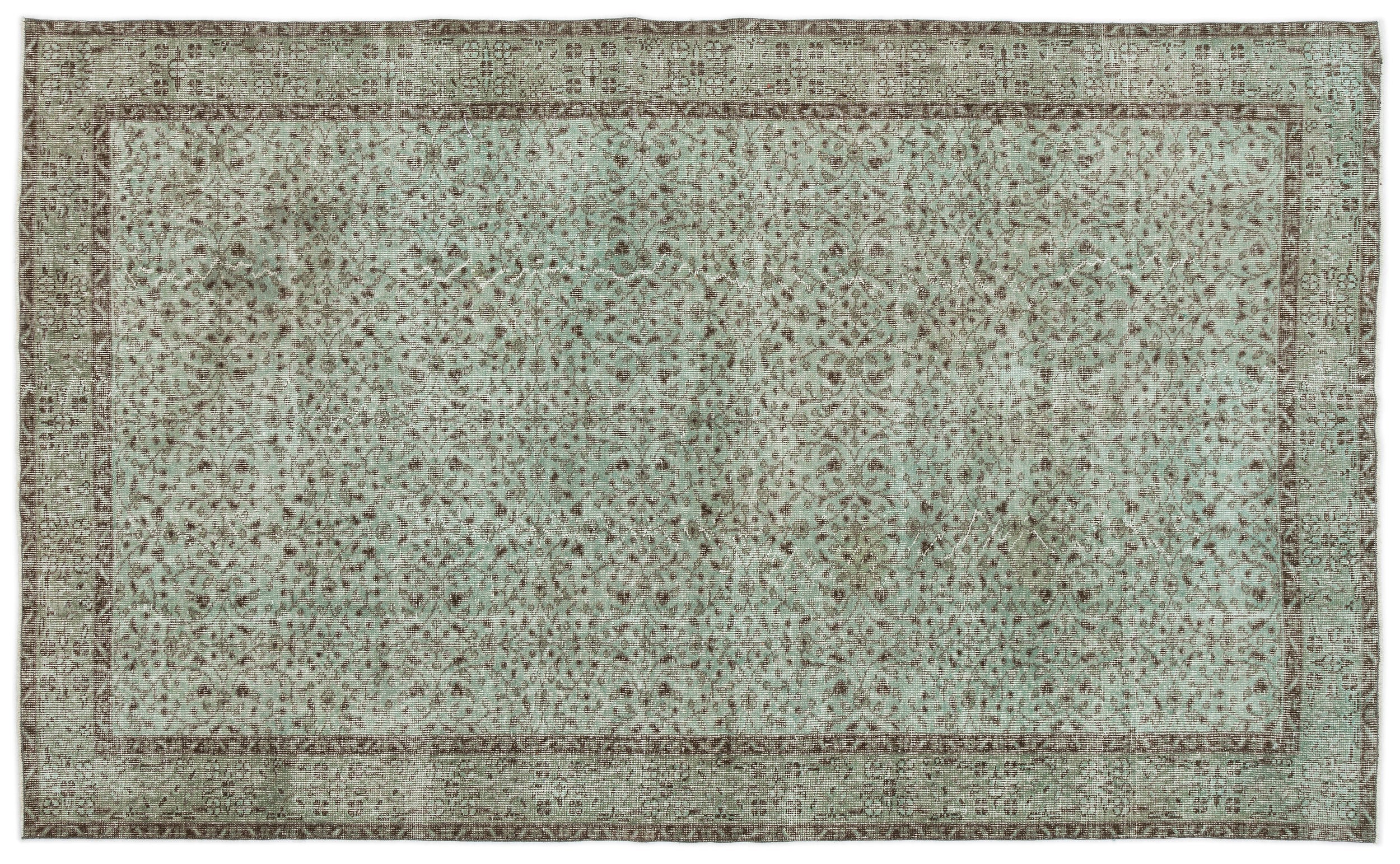 Sleva - Vintage Floral Rug - 5'5 X 9'0