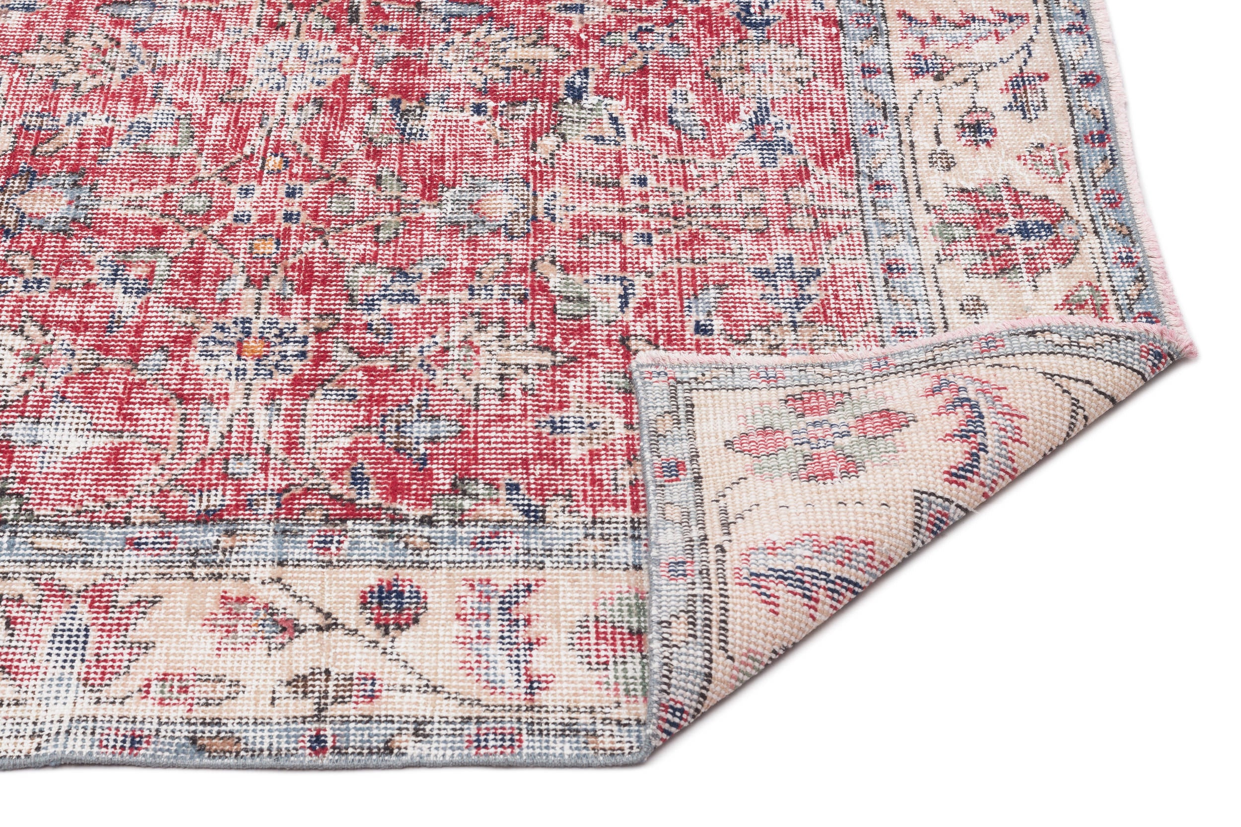 Creudean - Vintage Distressed Rug - 5'3 X 9'1