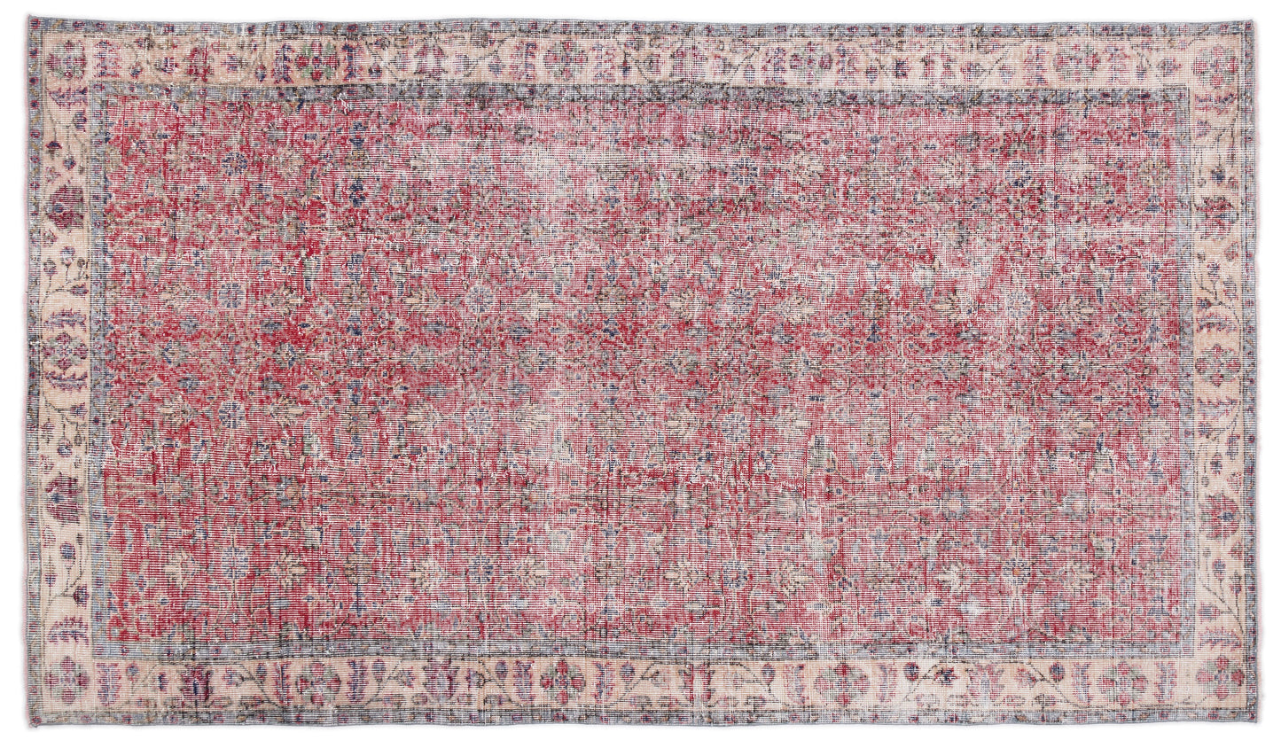Creudean - Vintage Distressed Rug - 5'3 X 9'1